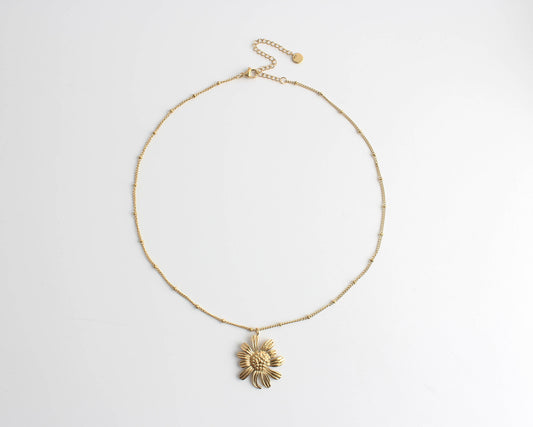 Gerbera - Necklace - Stainless Steel