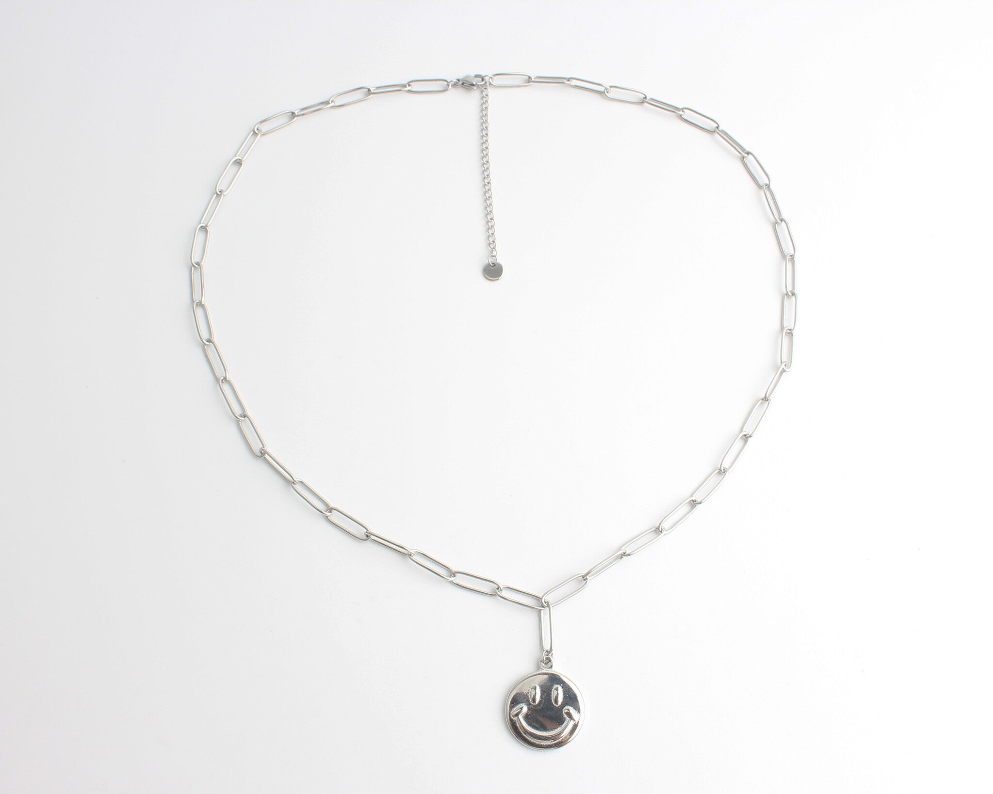 Happy - Necklace - Stainless Steel