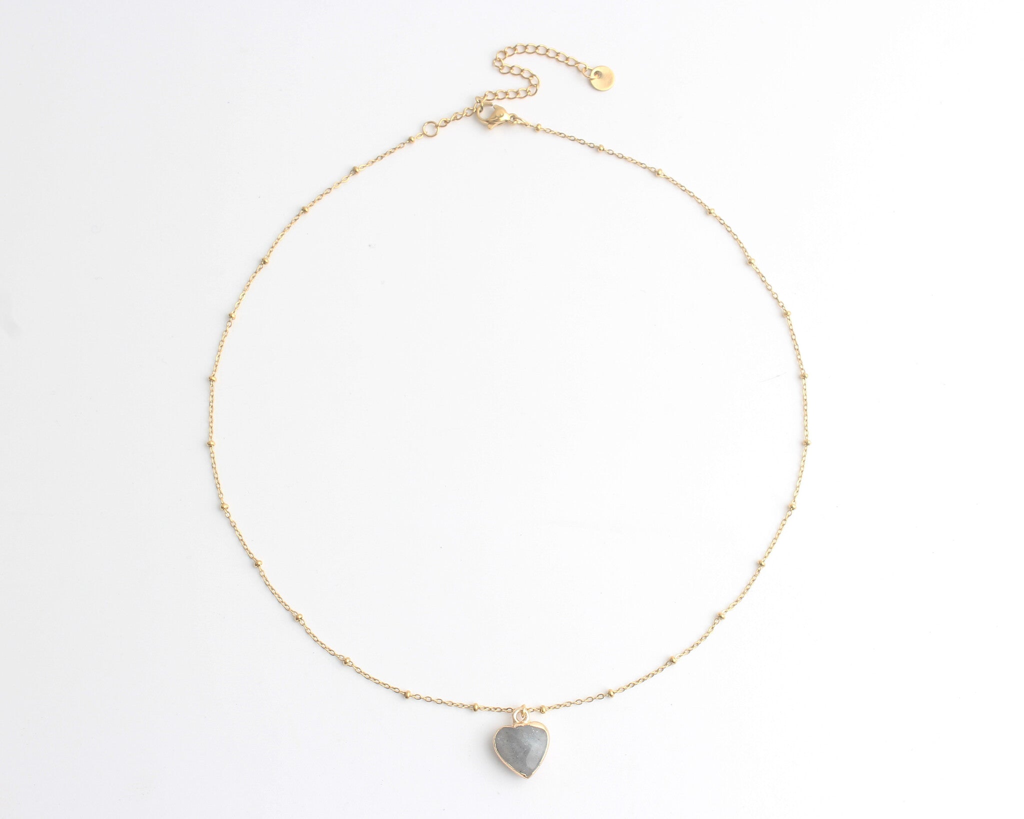 Cherish - Necklace - Natural Stone - Stainless Steel