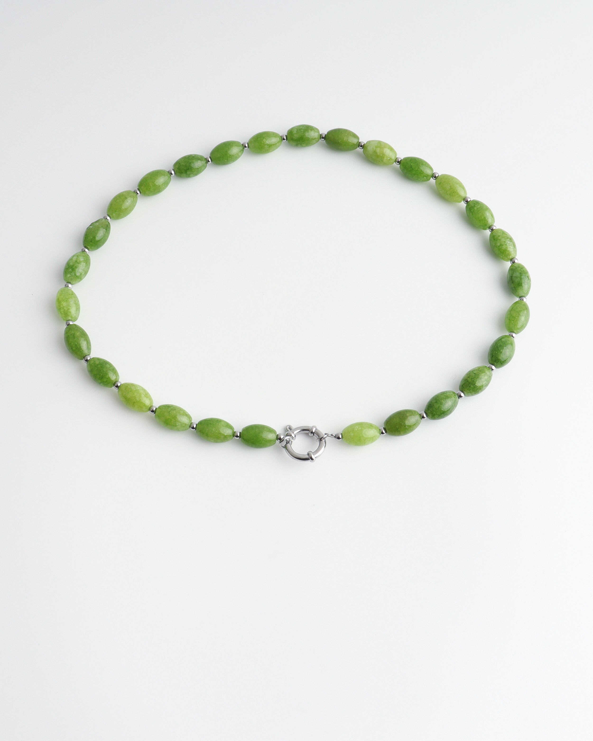 Jossy - Necklace - Natural Stone - Stainless Steel