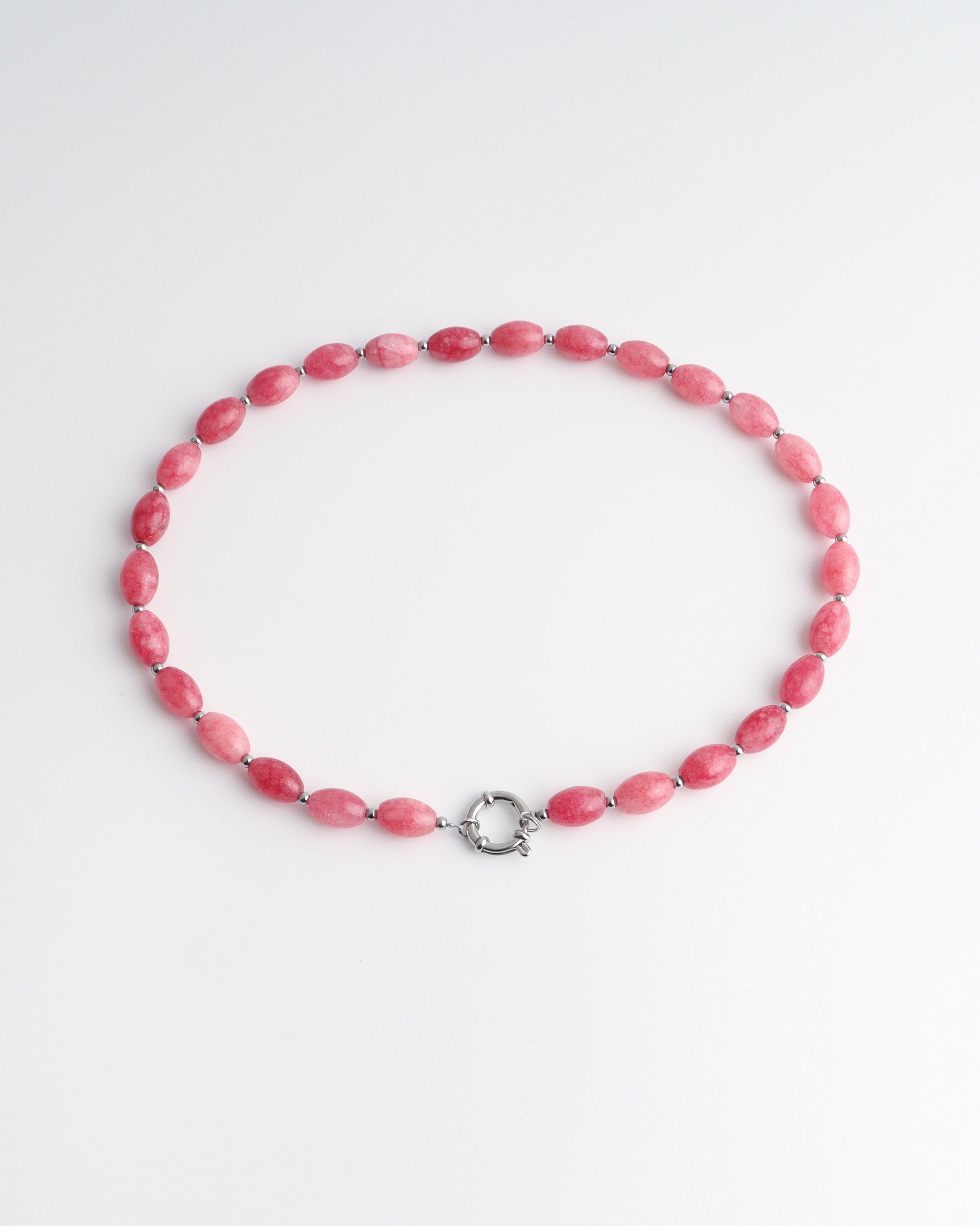 Jossy - Necklace - Natural Stone - Stainless Steel