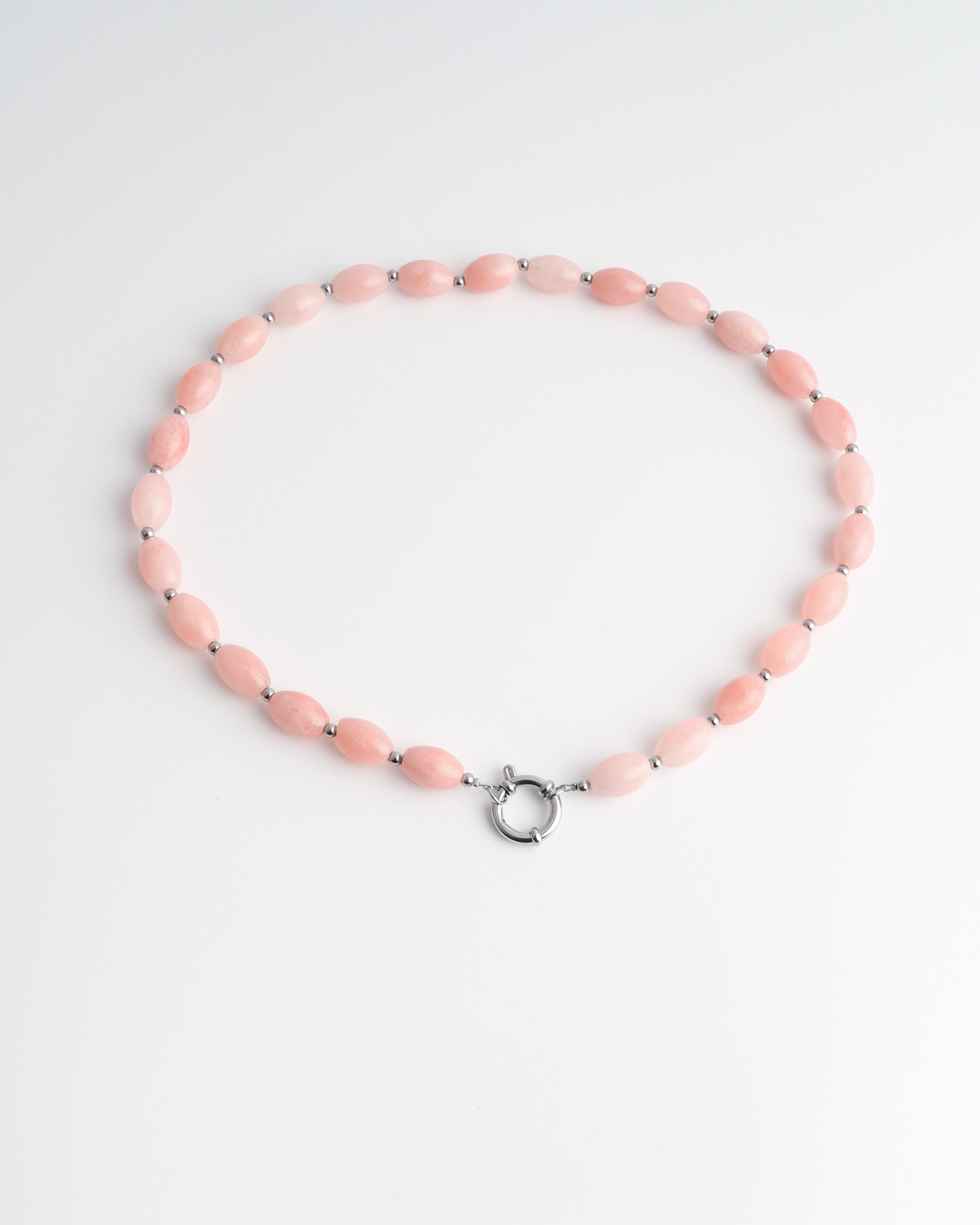 Jossy - Necklace - Natural Stone - Stainless Steel