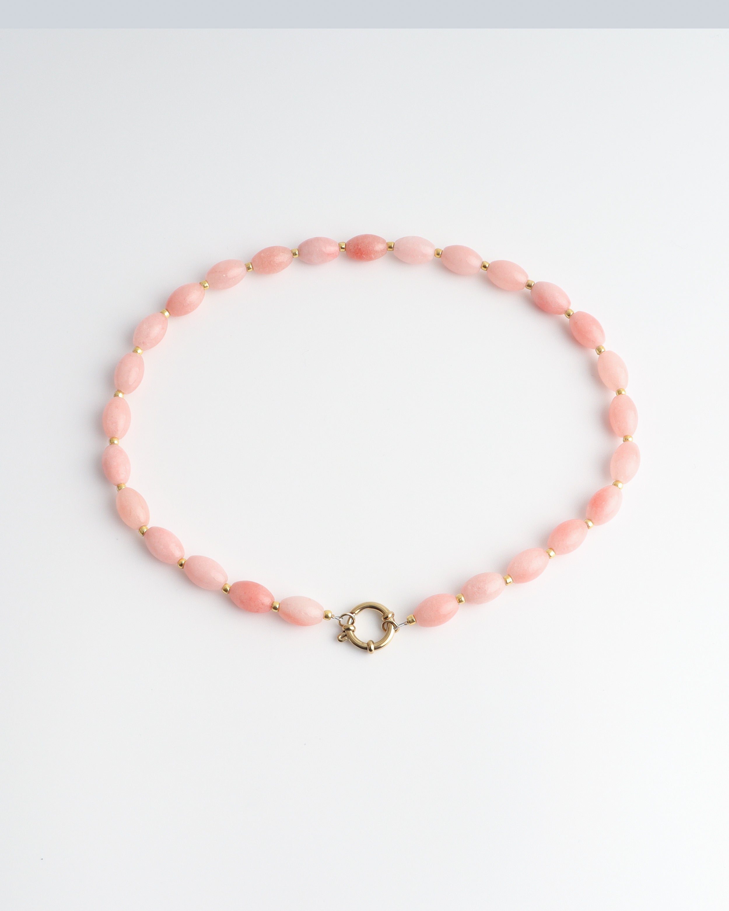 Jossy - Necklace - Natural Stone - Stainless Steel