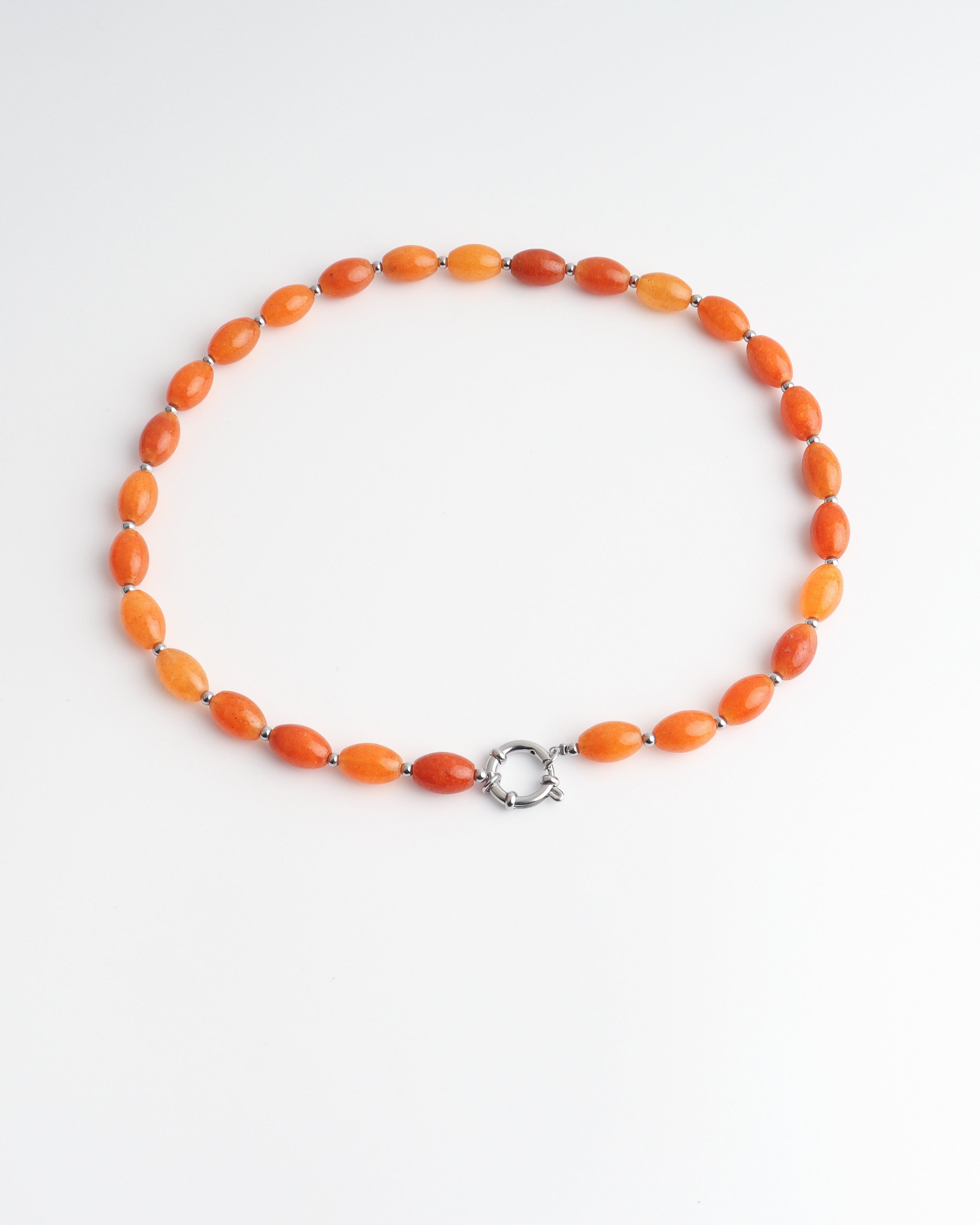 Jossy - Necklace - Natural Stone - Stainless Steel