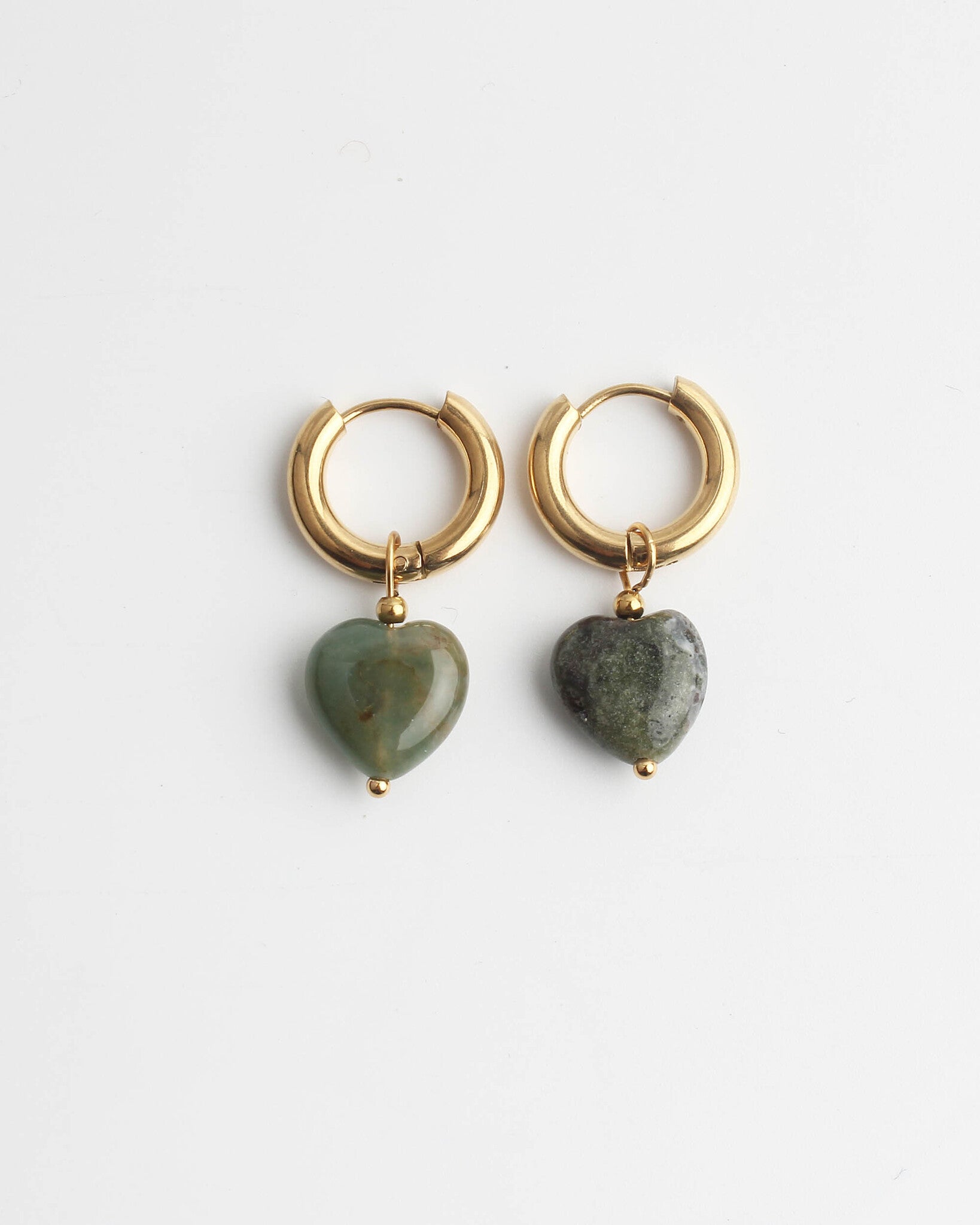 Para Siempre - Earrings - Natural Stone - Stainless Steel