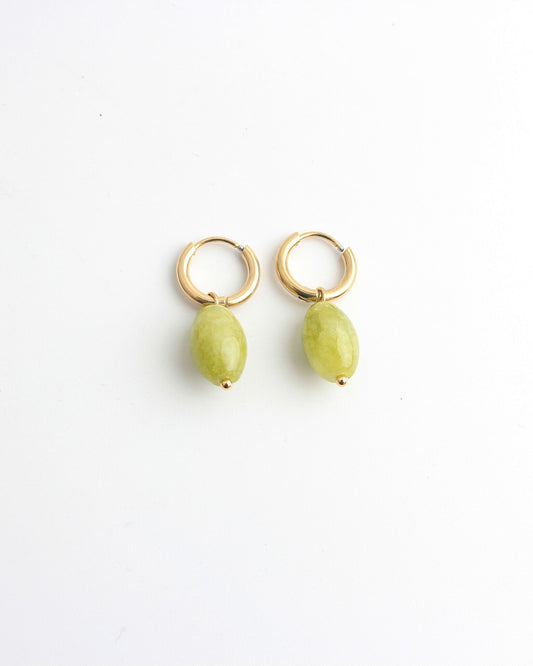 Freyde - Earrings - Natural Stone - Stainless Steel
