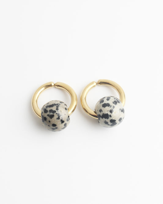 Merza - Earrings - Clip On - Stainless Steel