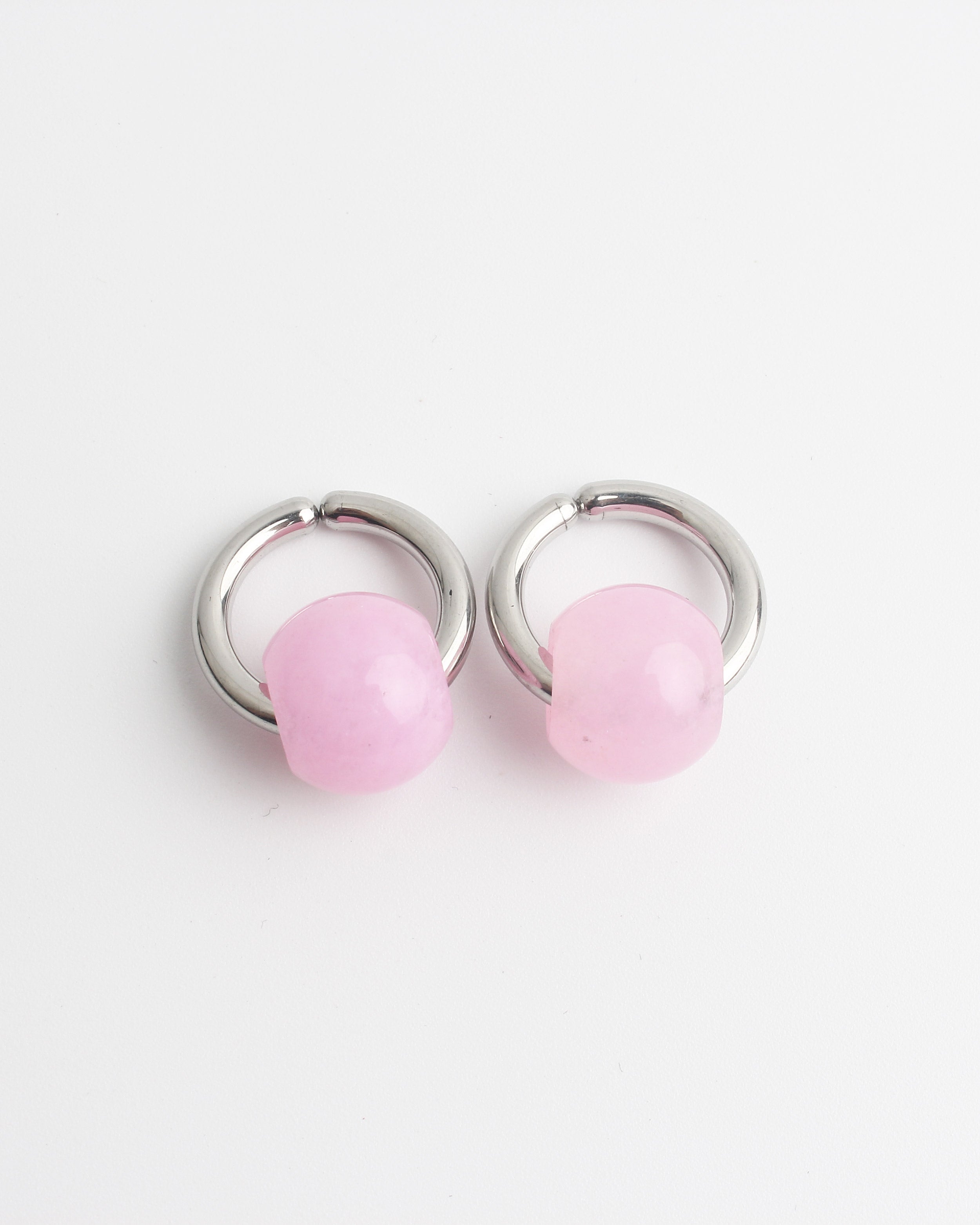 Merza - Earrings - Clip On - Stainless Steel
