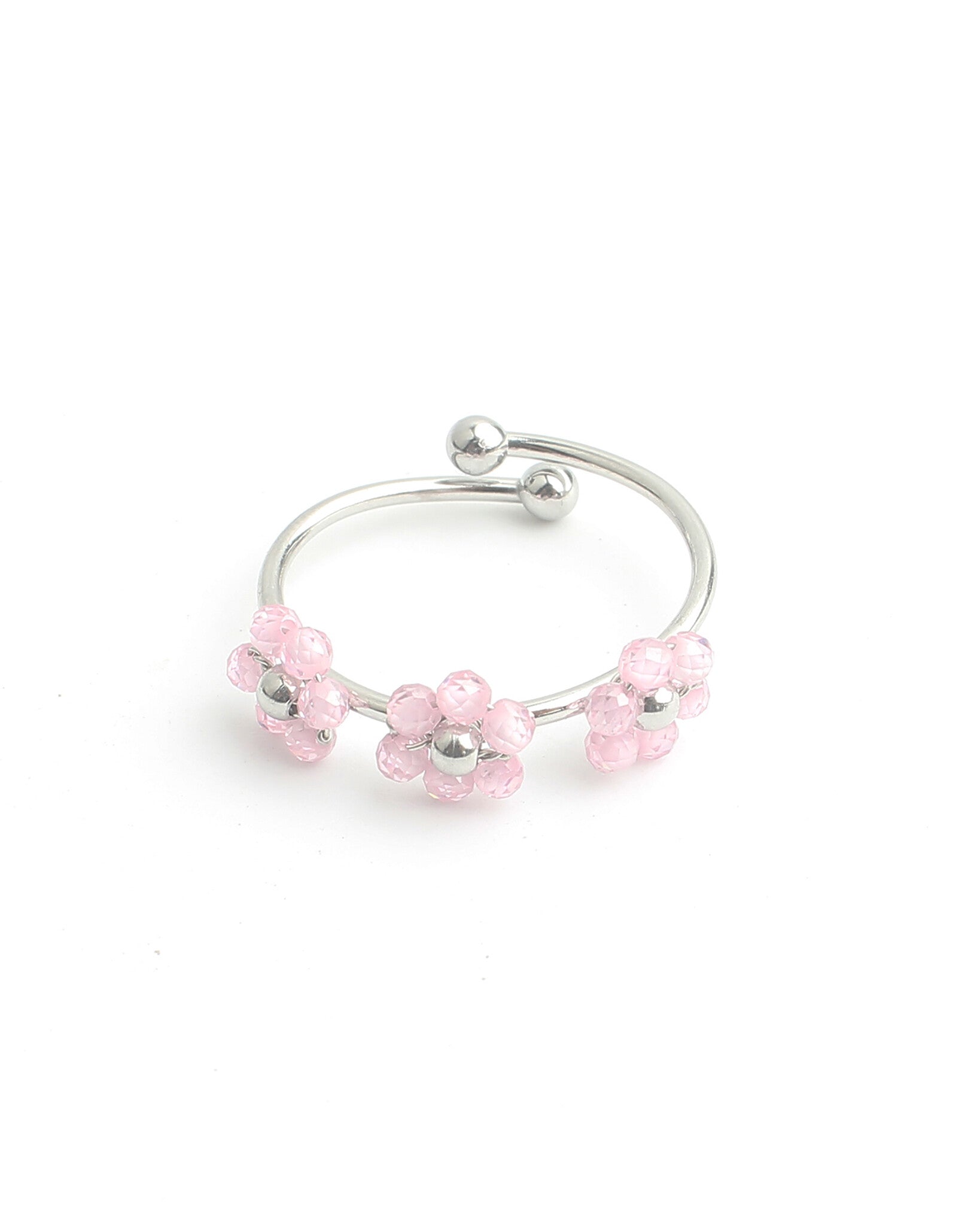Camelia- Ring - Stainless Steel - Adjustable