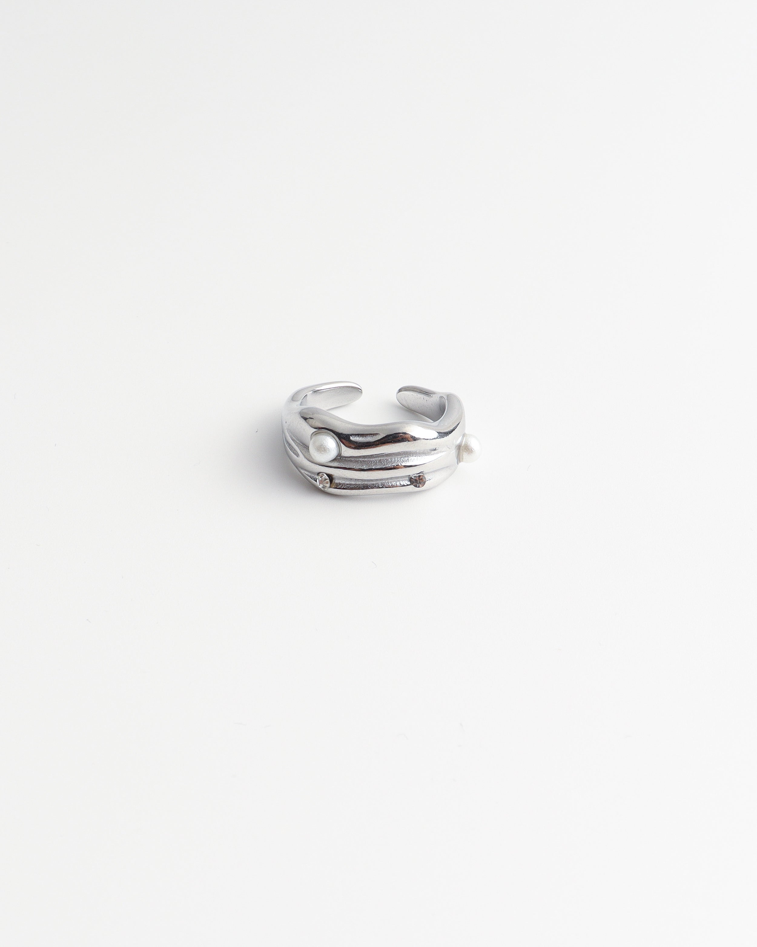 Angelique - Ring - Stainless Steel - Adjustable