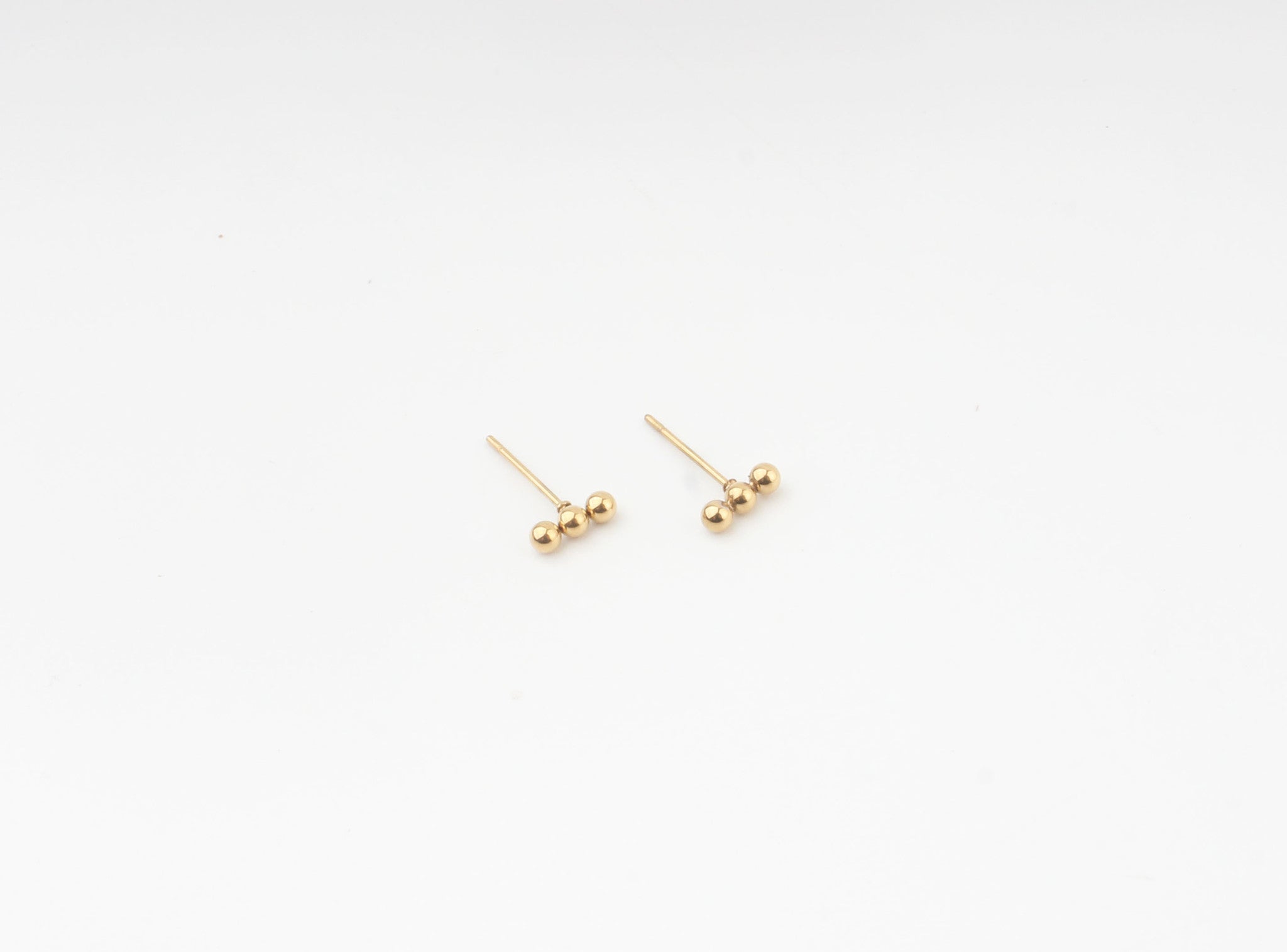 3 Dots - Studs - Earrings - Stainless Steel