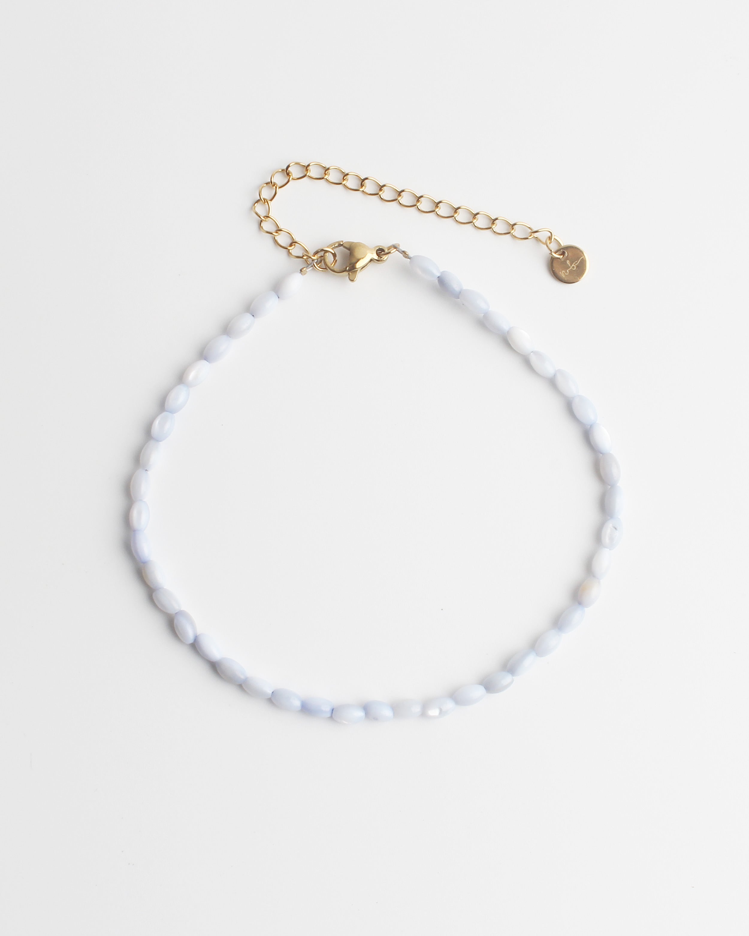 Real Shell - Ankle Bracelet - Stainless Steel