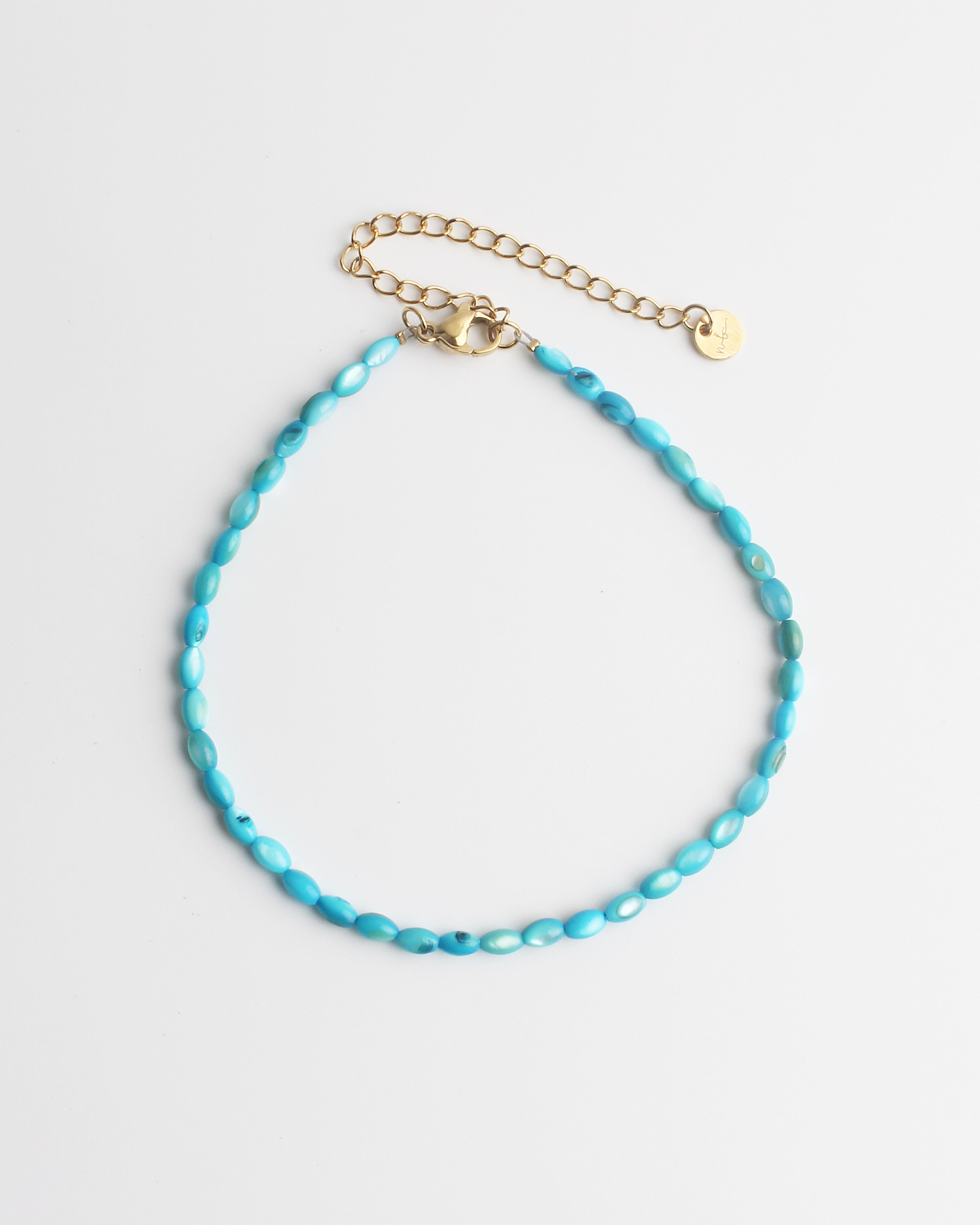 Real Shell - Ankle Bracelet - Stainless Steel