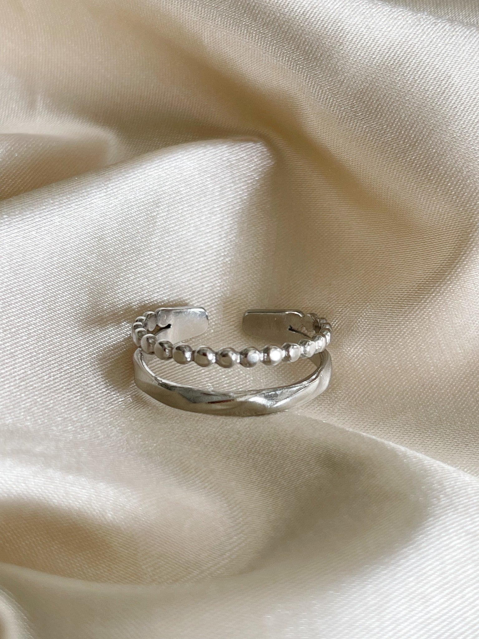 Remi - Ring - Stainless Steel - Adjustable