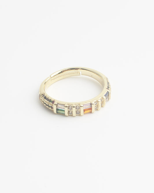 Put a ring on it - Ring - Multicolor - Gold-plated - Adjustable