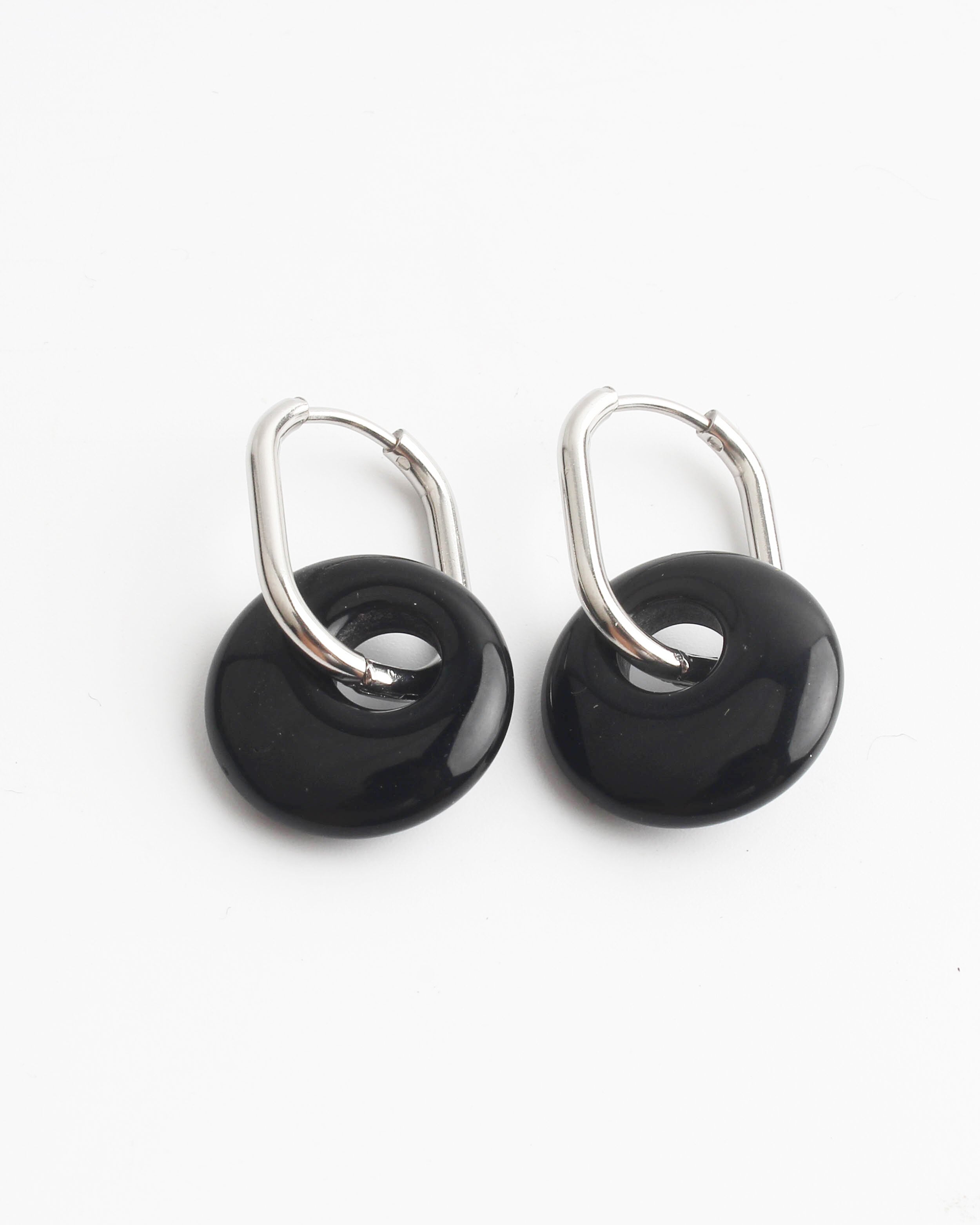 Tirza - Earrings - Natural Stone - Stainless Steel