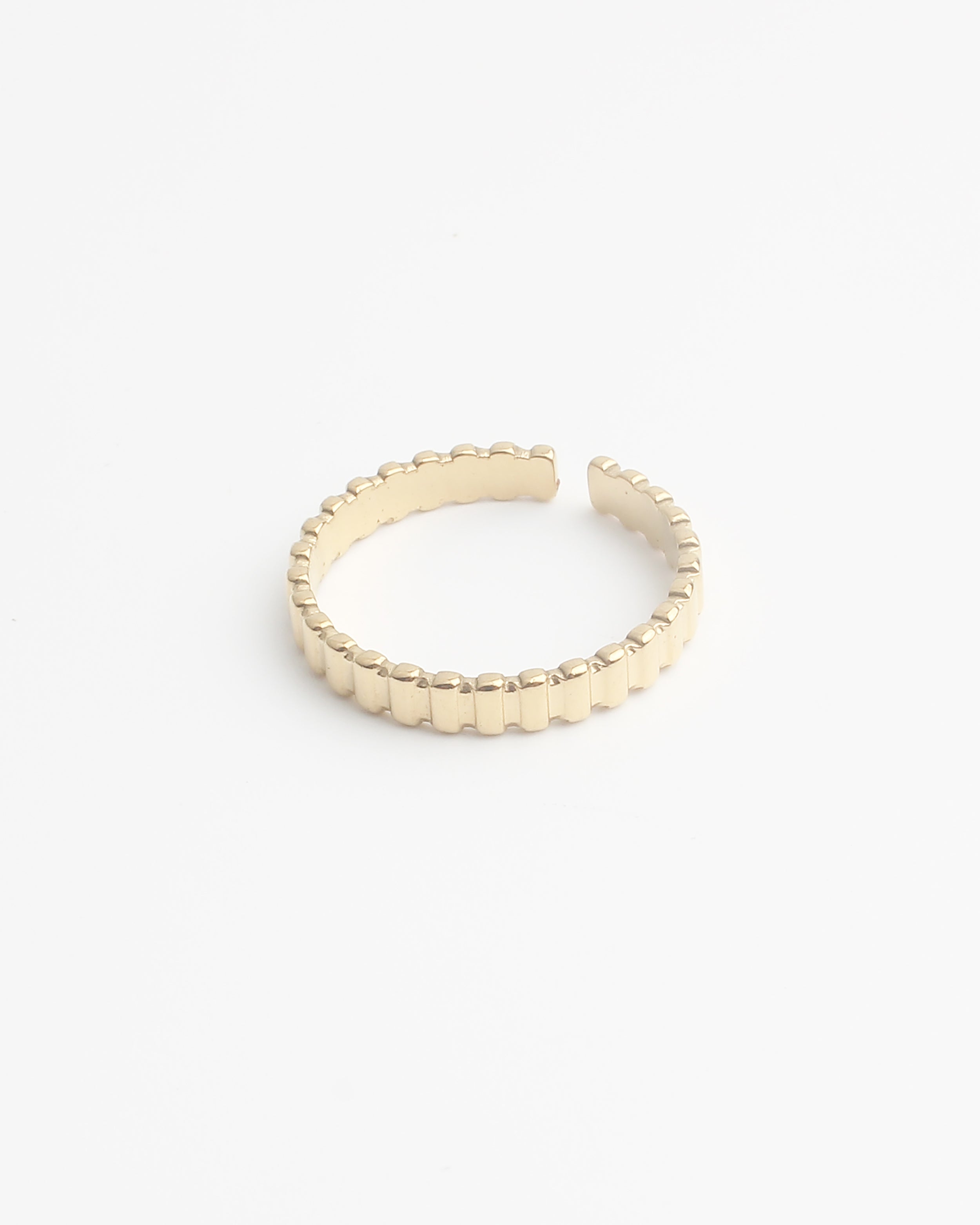 Mika - Ring - Stainless Steel - Adjustable