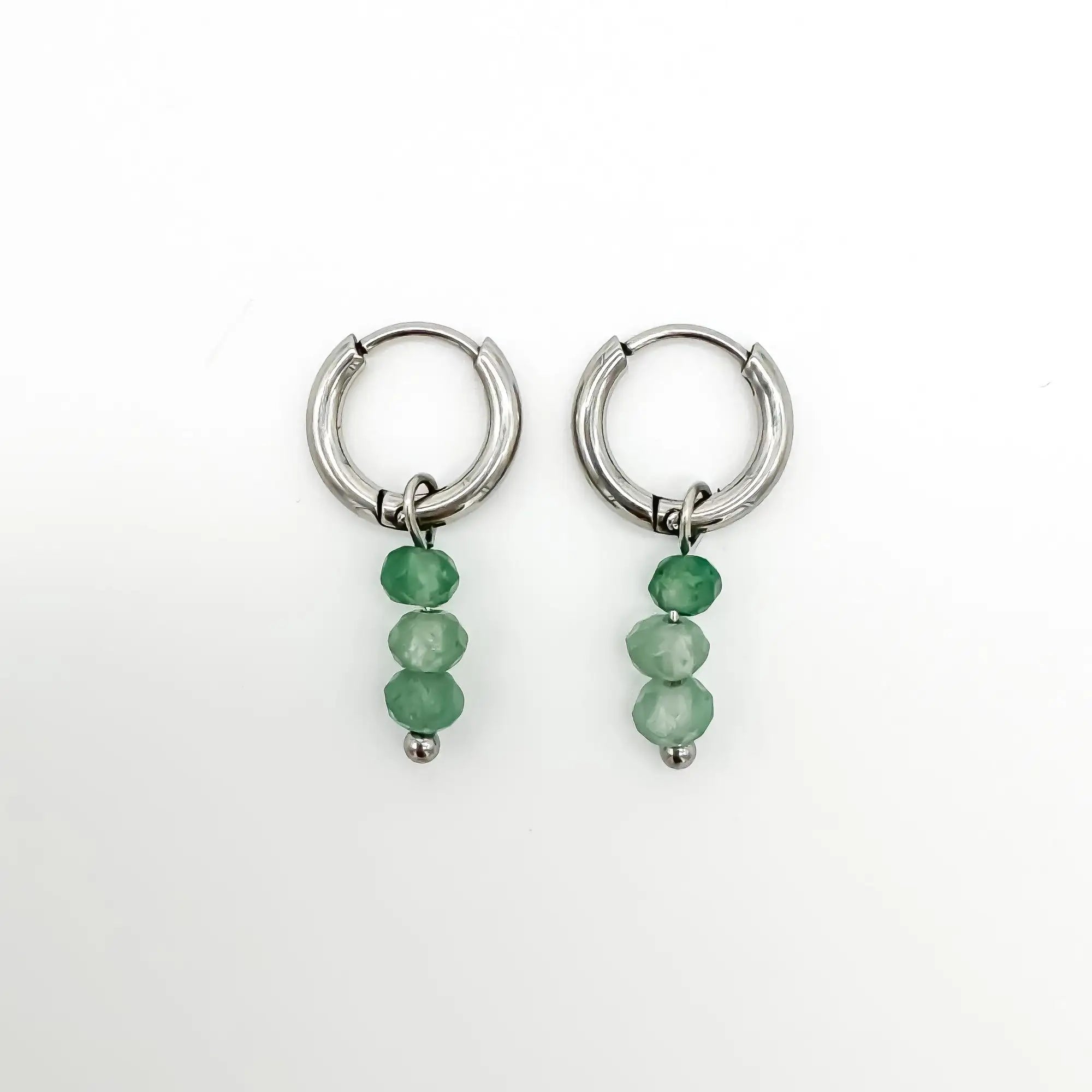 Luna - Earrings - Natural Stone - Stainless Steel