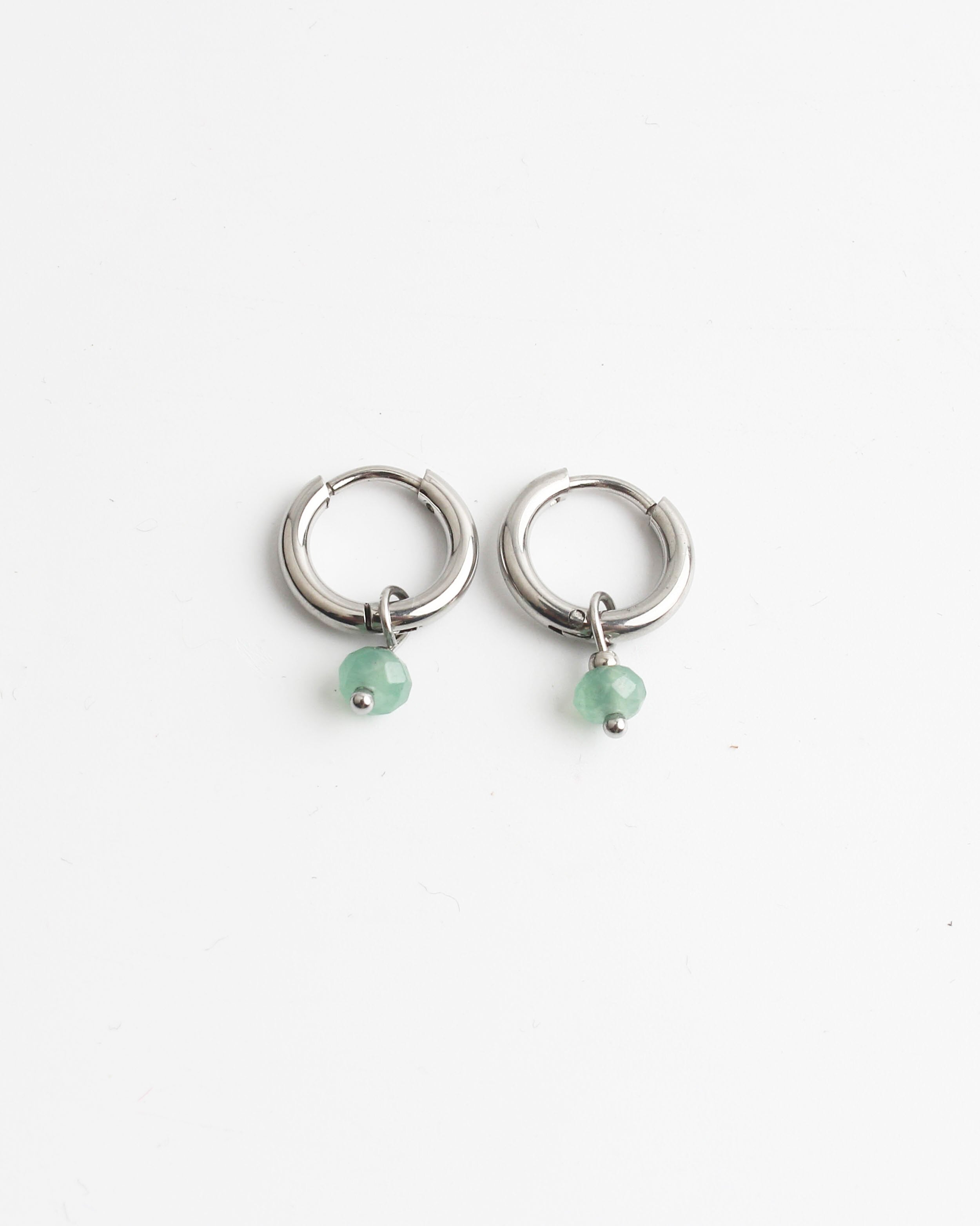 Rêver - Earrings - Natural stone - Stainless Steel