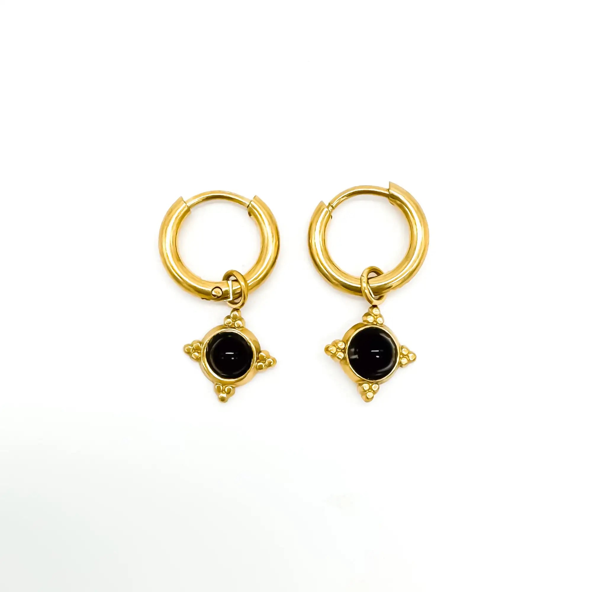 Estelle - Earrings - Natural Stone - Stainless Steel