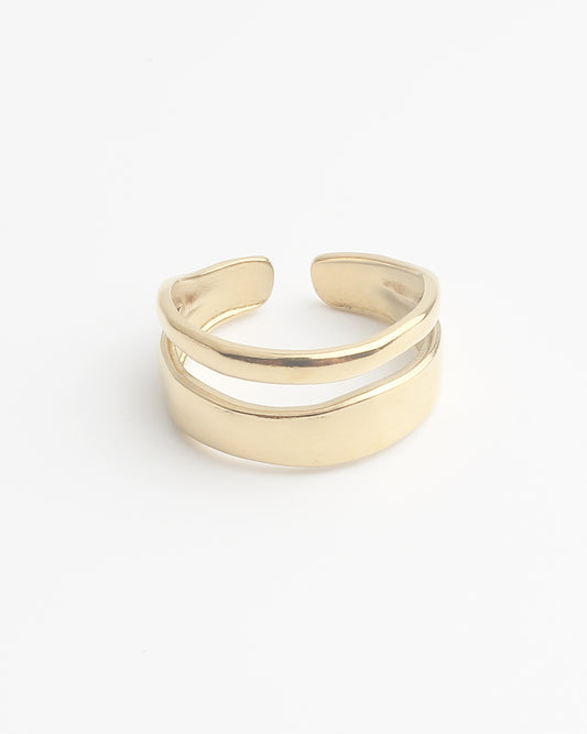Bailey - Ring - Stainless Steel - Adjustable