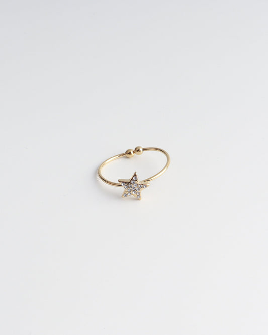 Shining Star - Ring - Stainless Steel