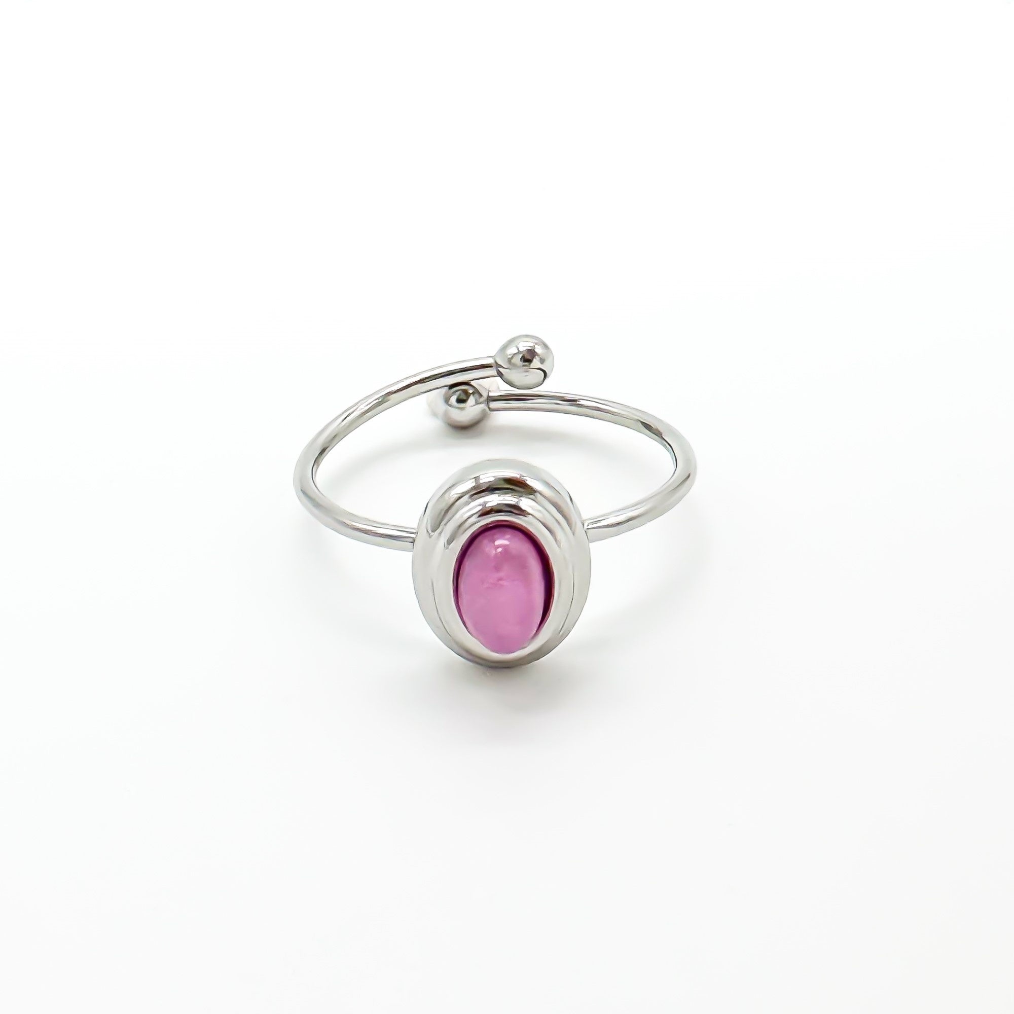Ema - Ring - Stainless Steel - Adjustable