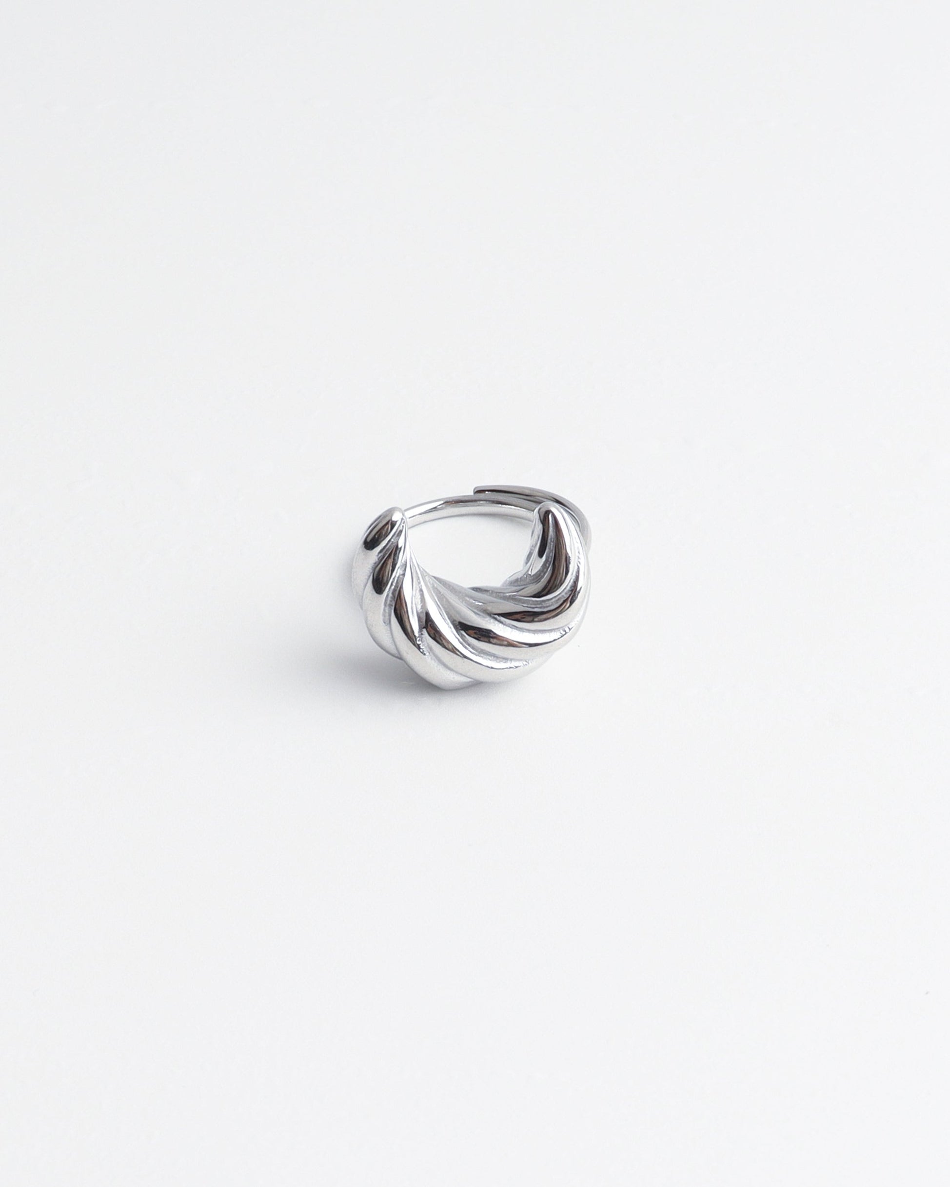Croissant - Ring - Stainless Steel - Adjustable