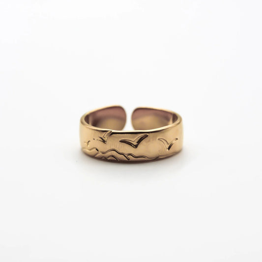 Hirundo - Ring - Stainless Steel - Adjustable