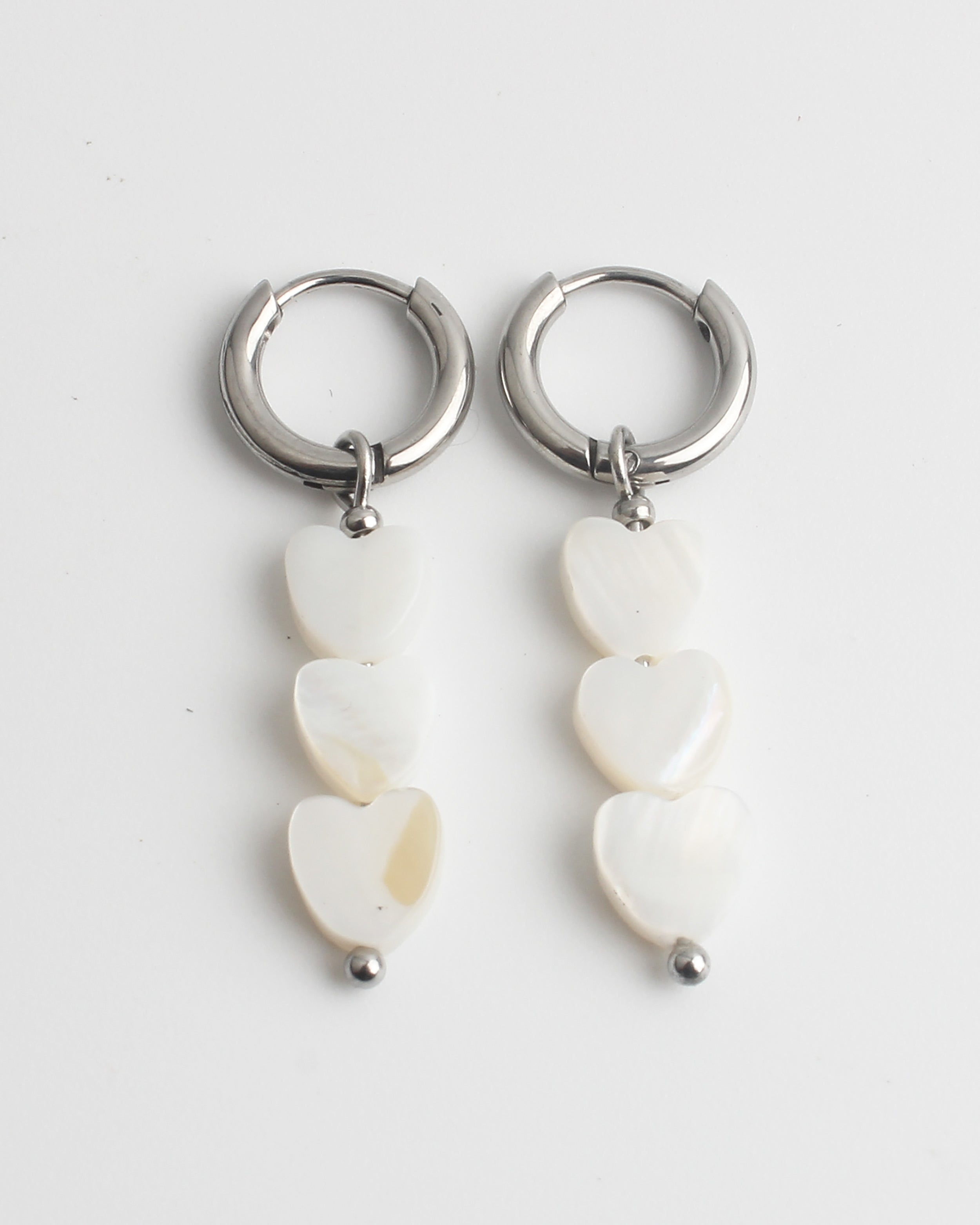 Heart To Heart - Earrings - Stainless Steel
