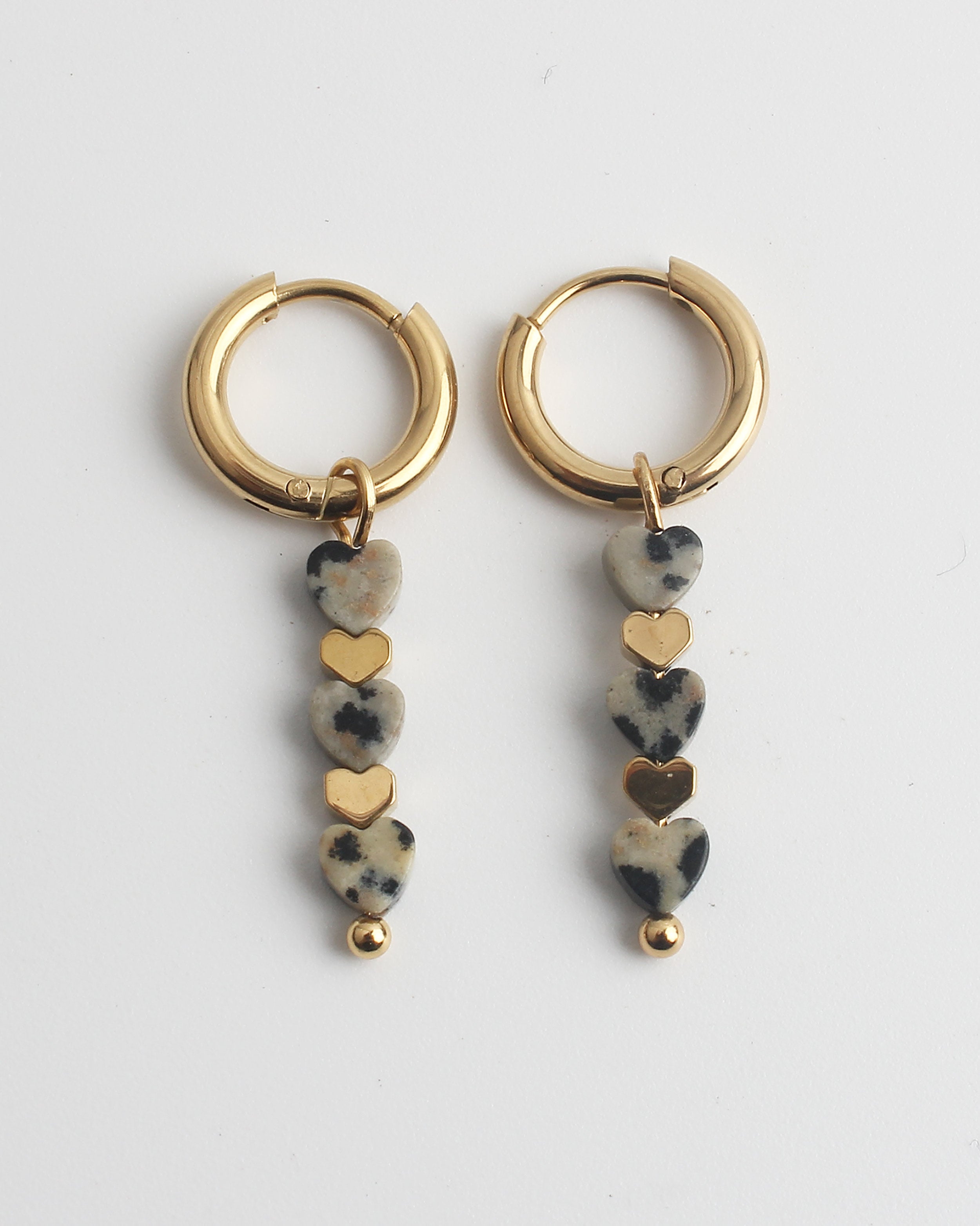 Heart To Heart - Earrings - Stainless Steel