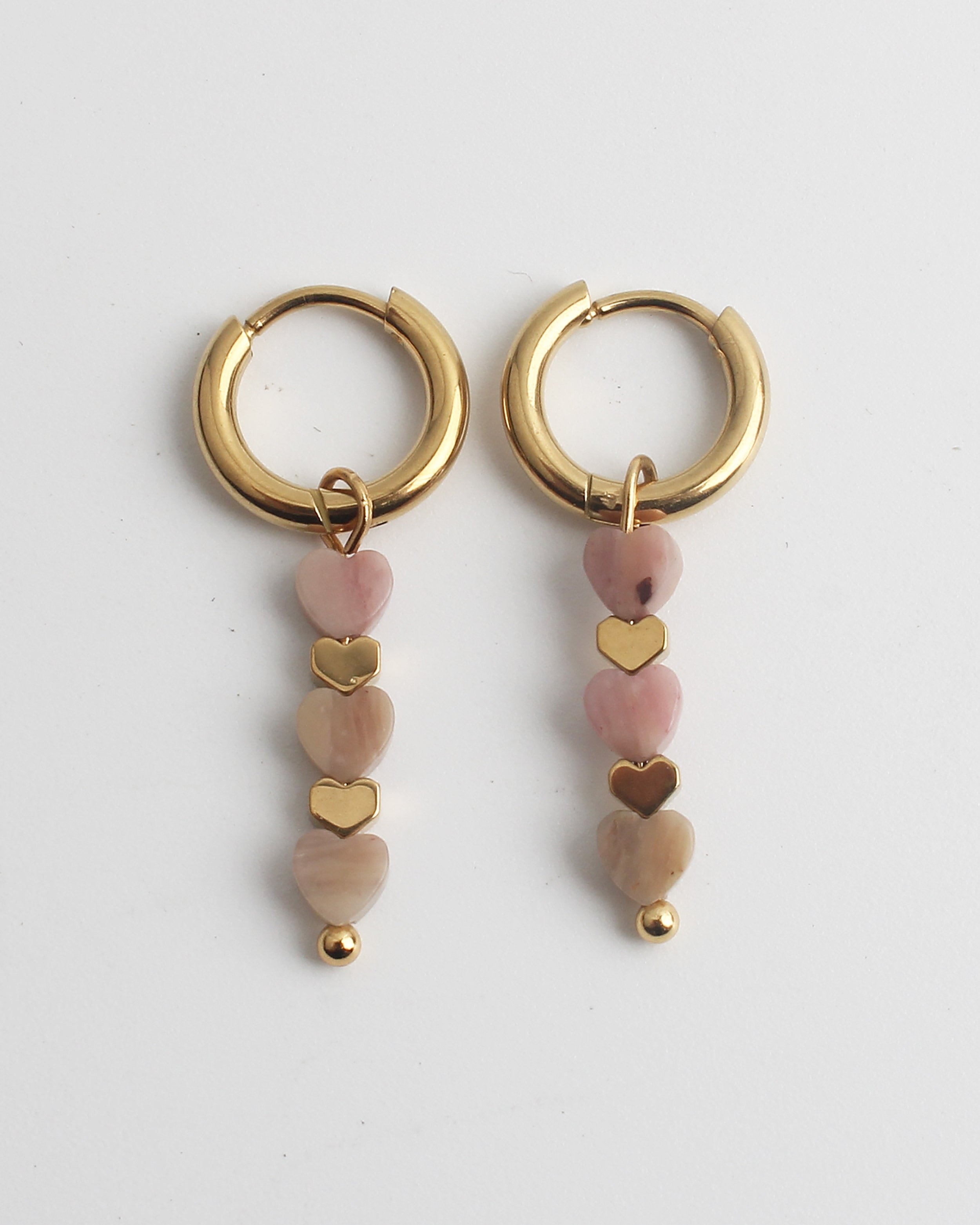 Heart To Heart - Earrings - Stainless Steel