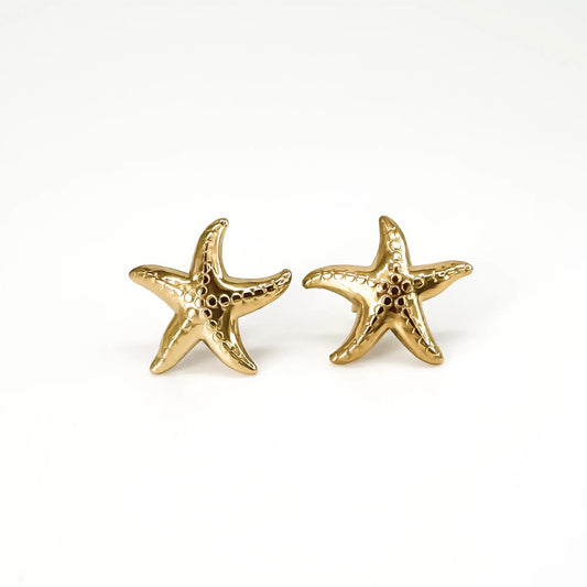 Starfish - Studs - Earrings - Stainless Steel