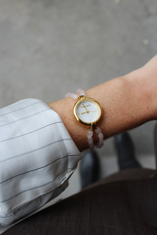 Rose - Watch – Natural Stone - Stainless Steel