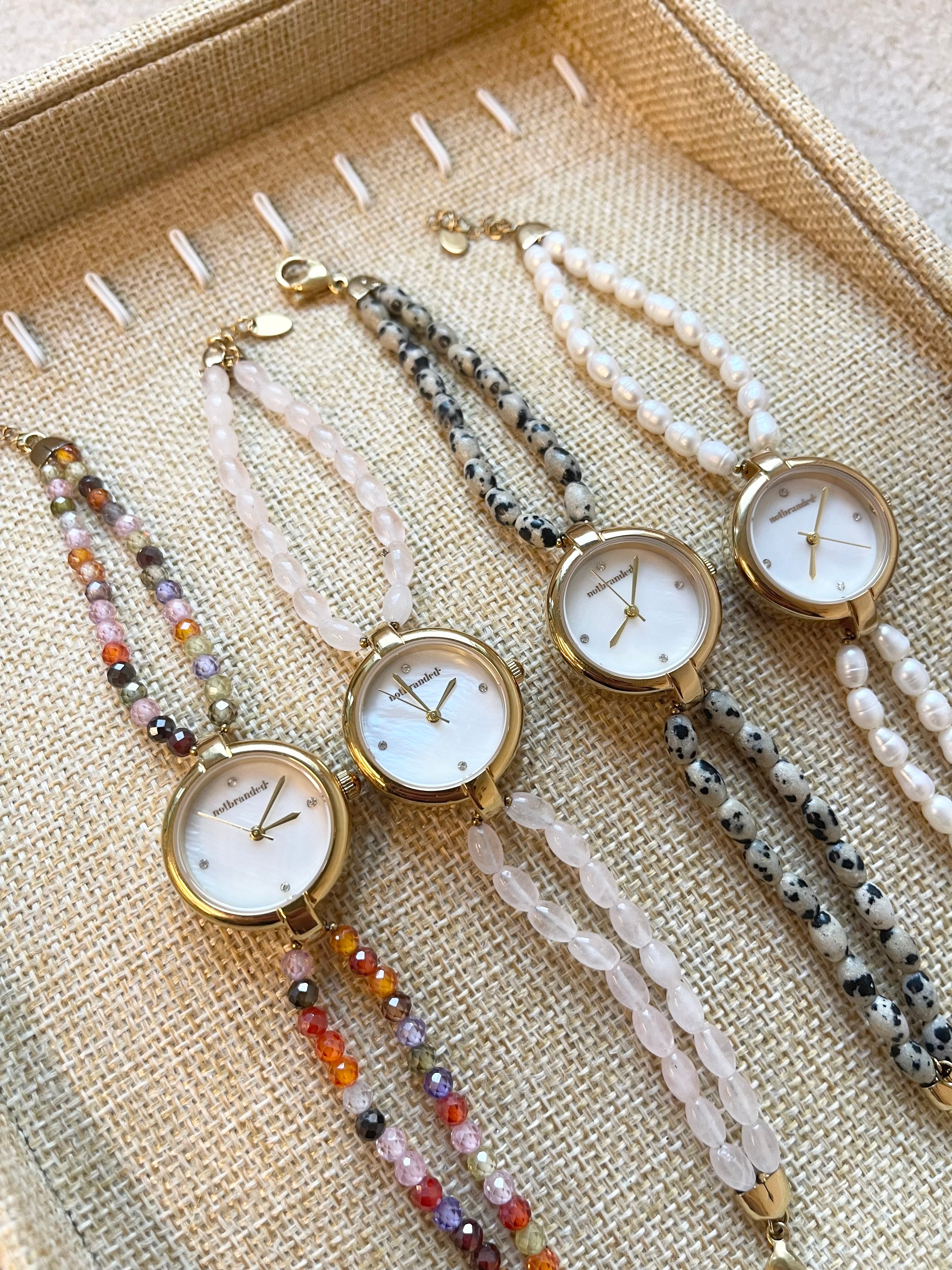 Rose - Watch – Natural Stone - Stainless Steel