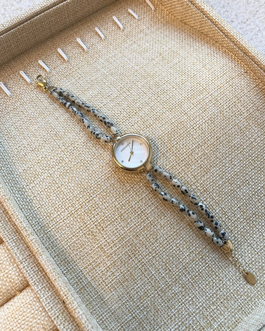 Noelia - Watch – Natural Stone - Stainless Steel