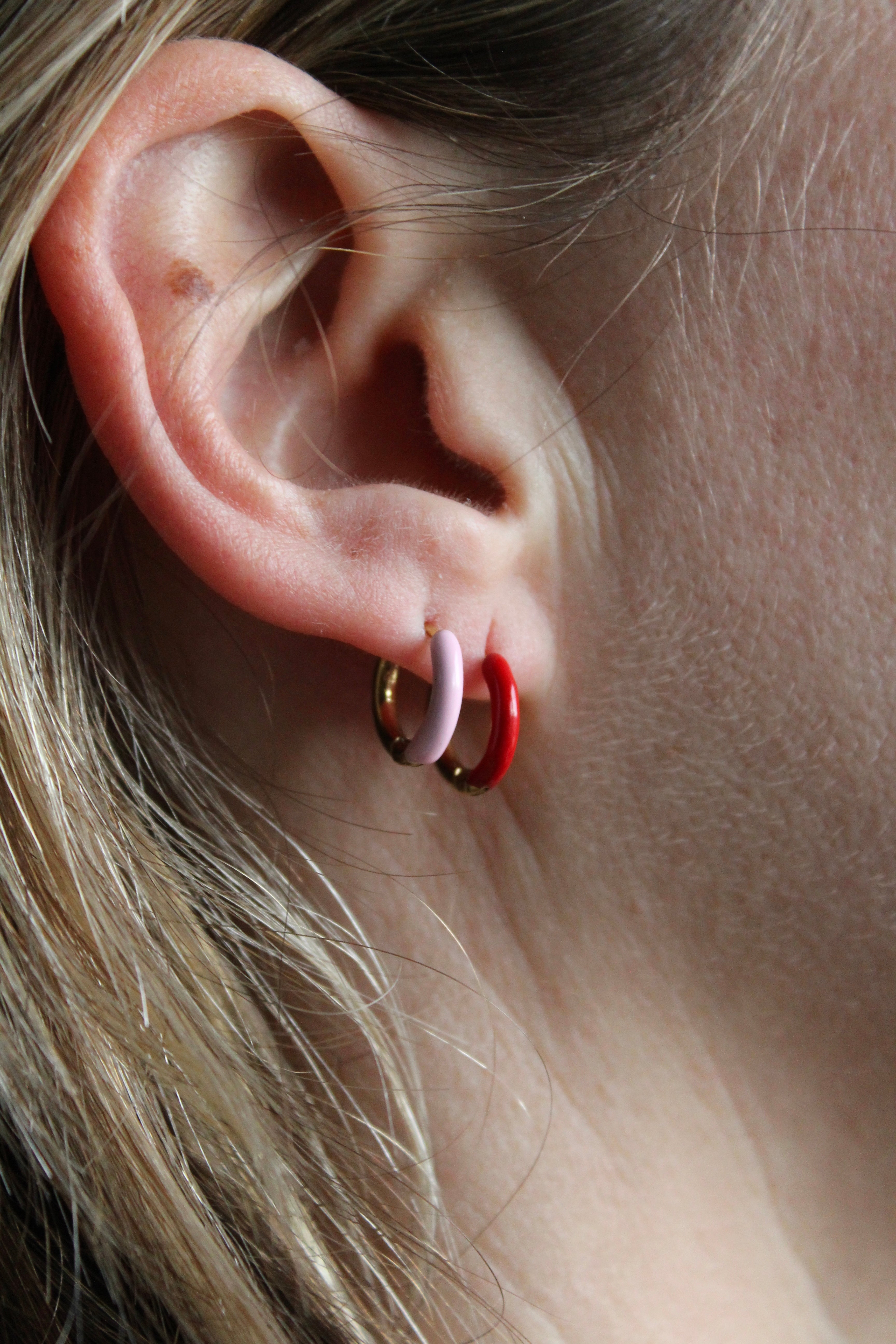 Tiny Happy Times - Earrings - Stainless Steel