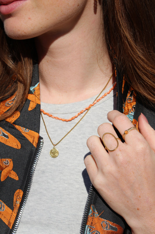 Smiles - Necklace - Stainless Steel