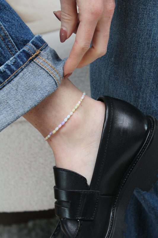 Real Shell - Ankle Bracelet - Stainless Steel