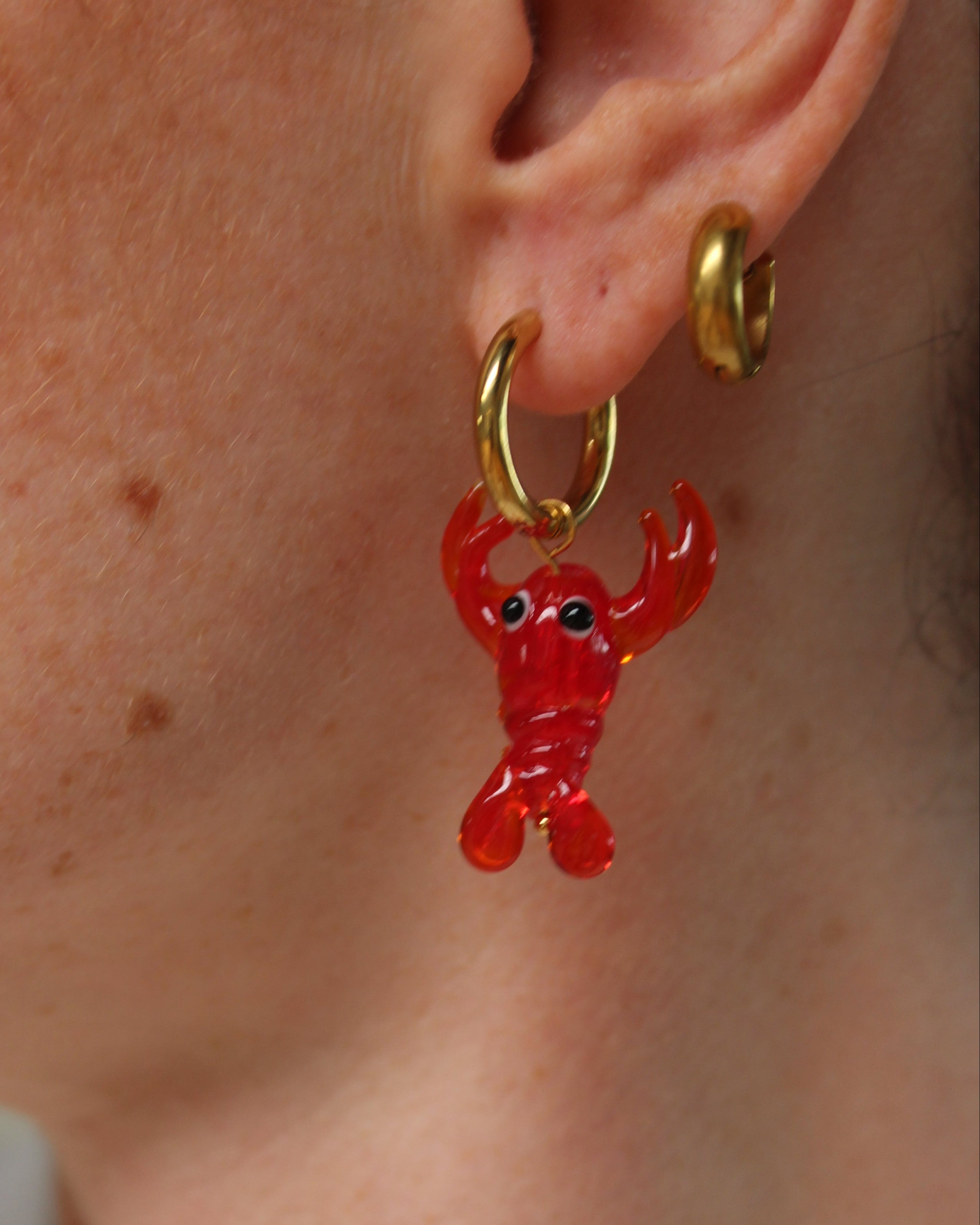 Lobster - Earrings -Stainless Steel