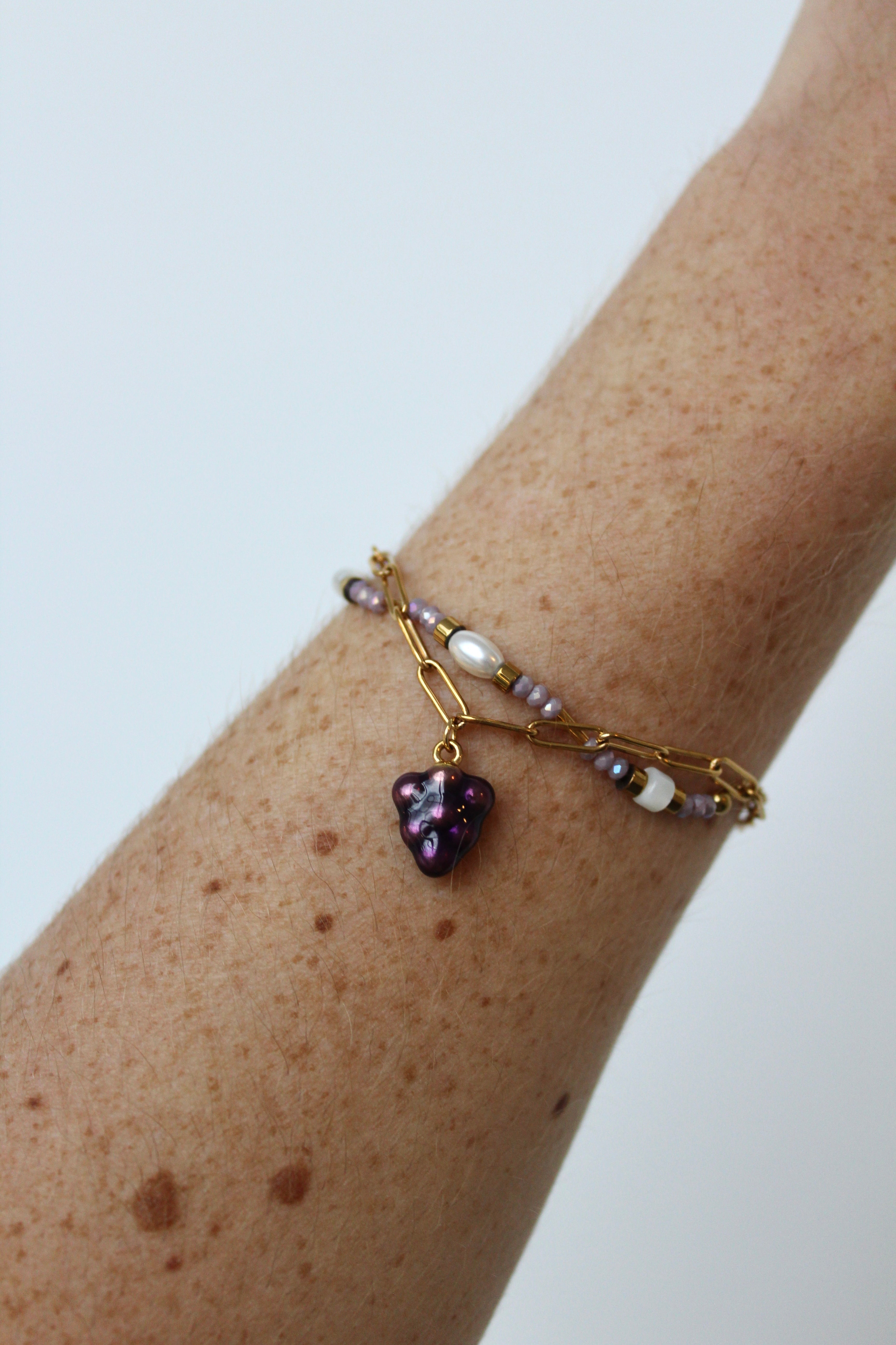 Fruity Grape - Bracelet - Stainless Steel