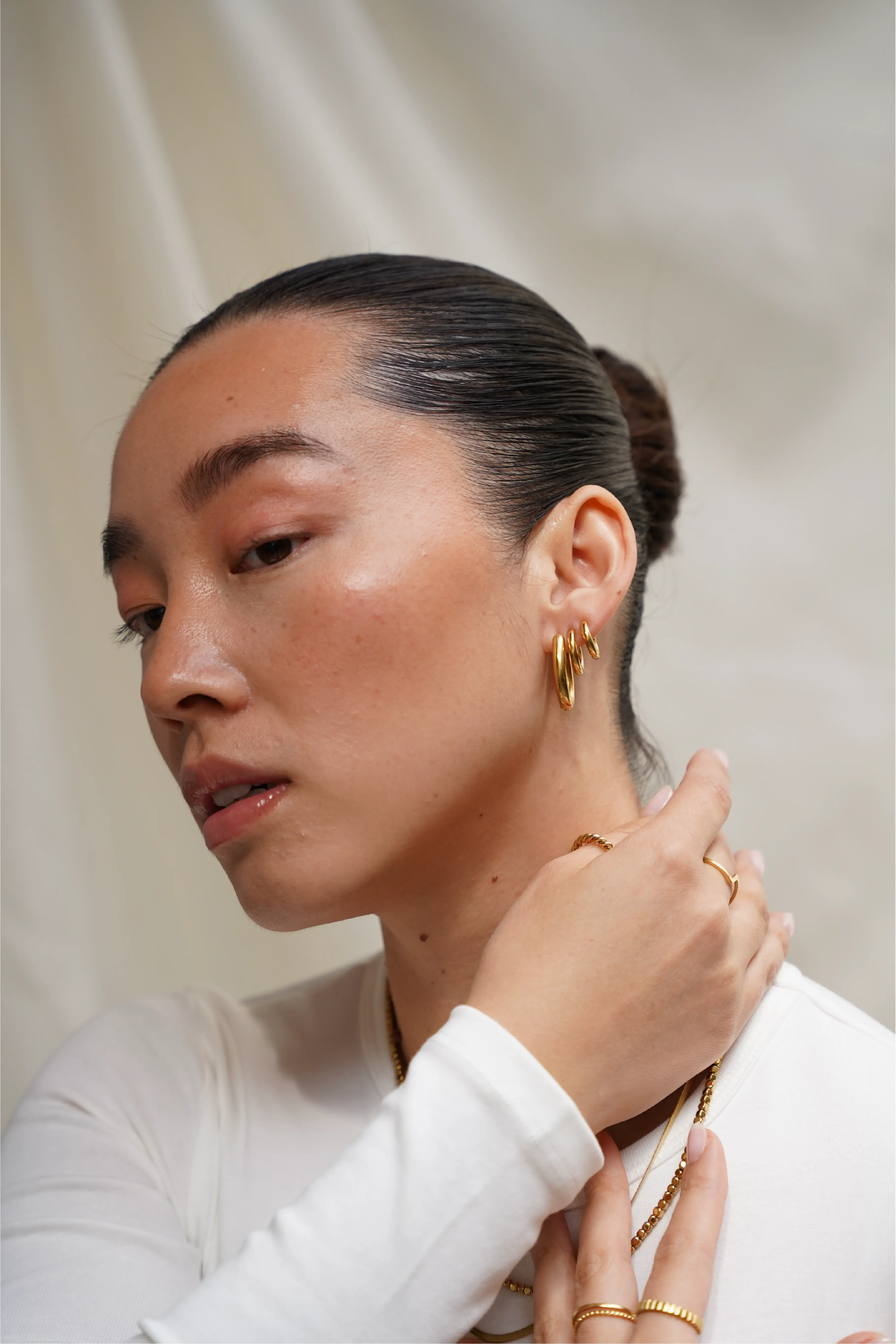 Basic - Earrings - Clip On - Stainless Steel