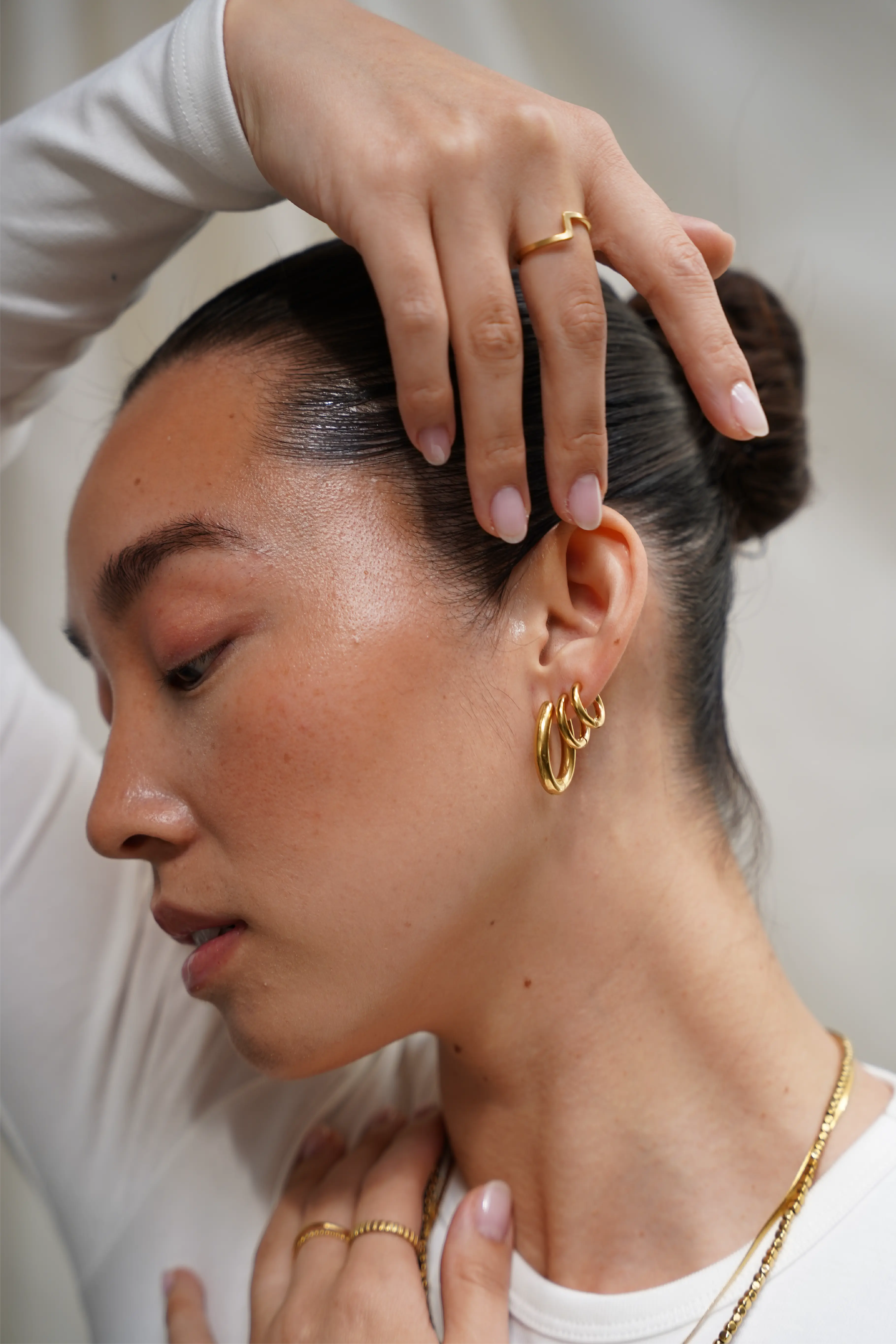 Basic - Earrings - Clip On - Stainless Steel