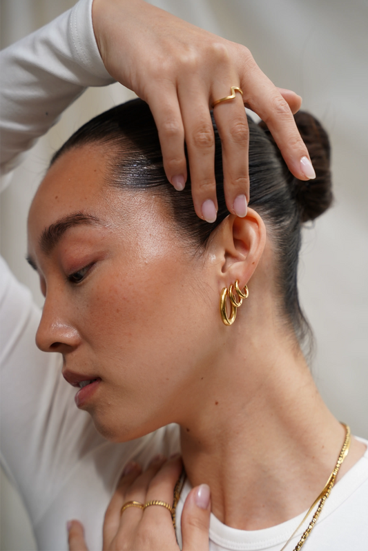 Basic - Earrings - Clip On - Stainless Steel