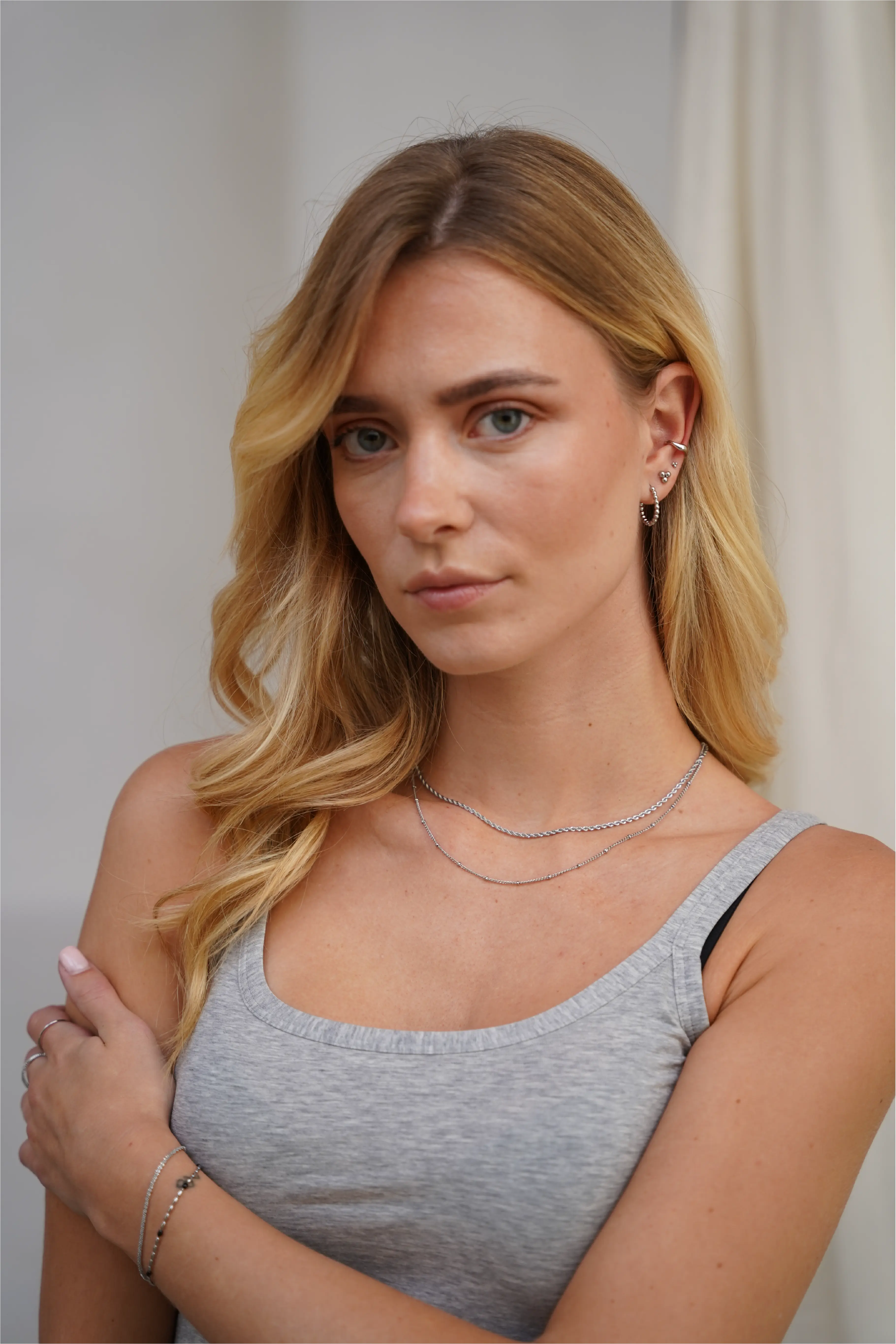 Twisted - Necklace - Stainless Steel