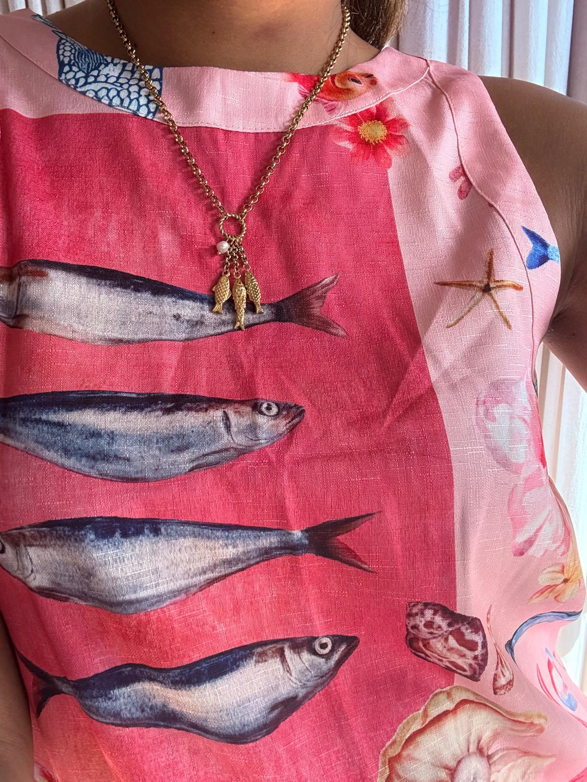 Fish - Necklace - Stainless Steel
