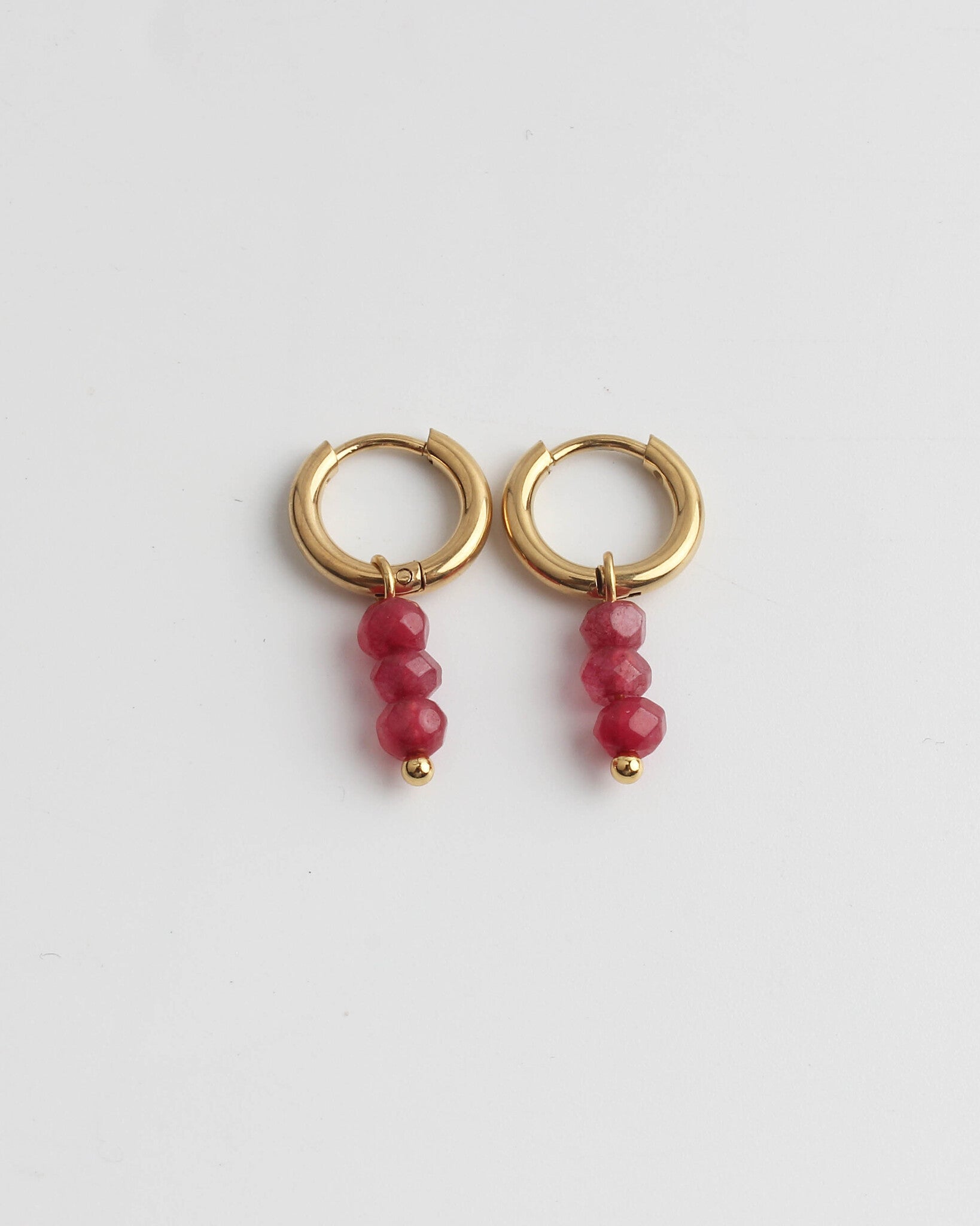 Luna - Earrings - Natural Stone - Stainless Steel