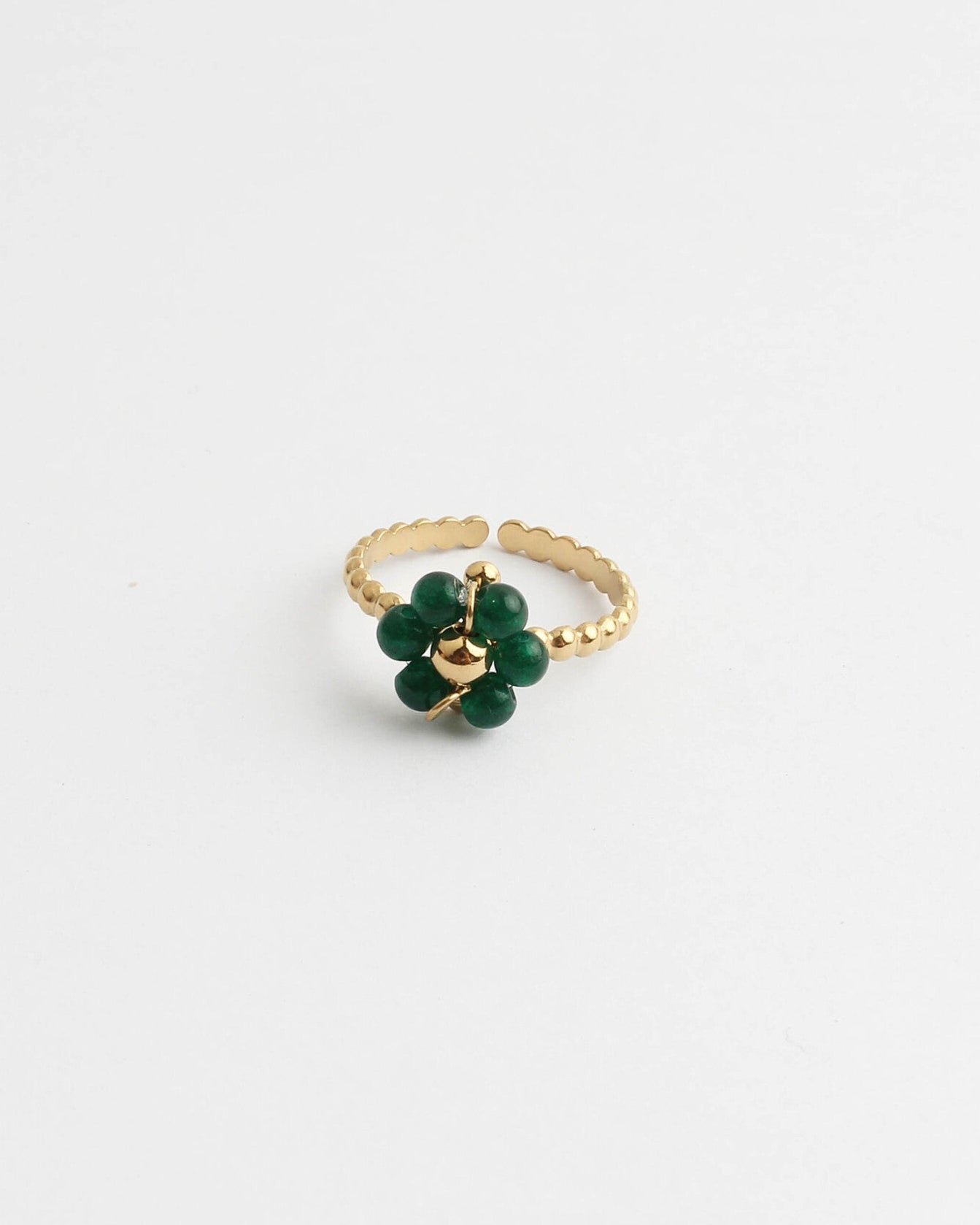 Fleurine- Ring - Stainless Steel - Adjustable