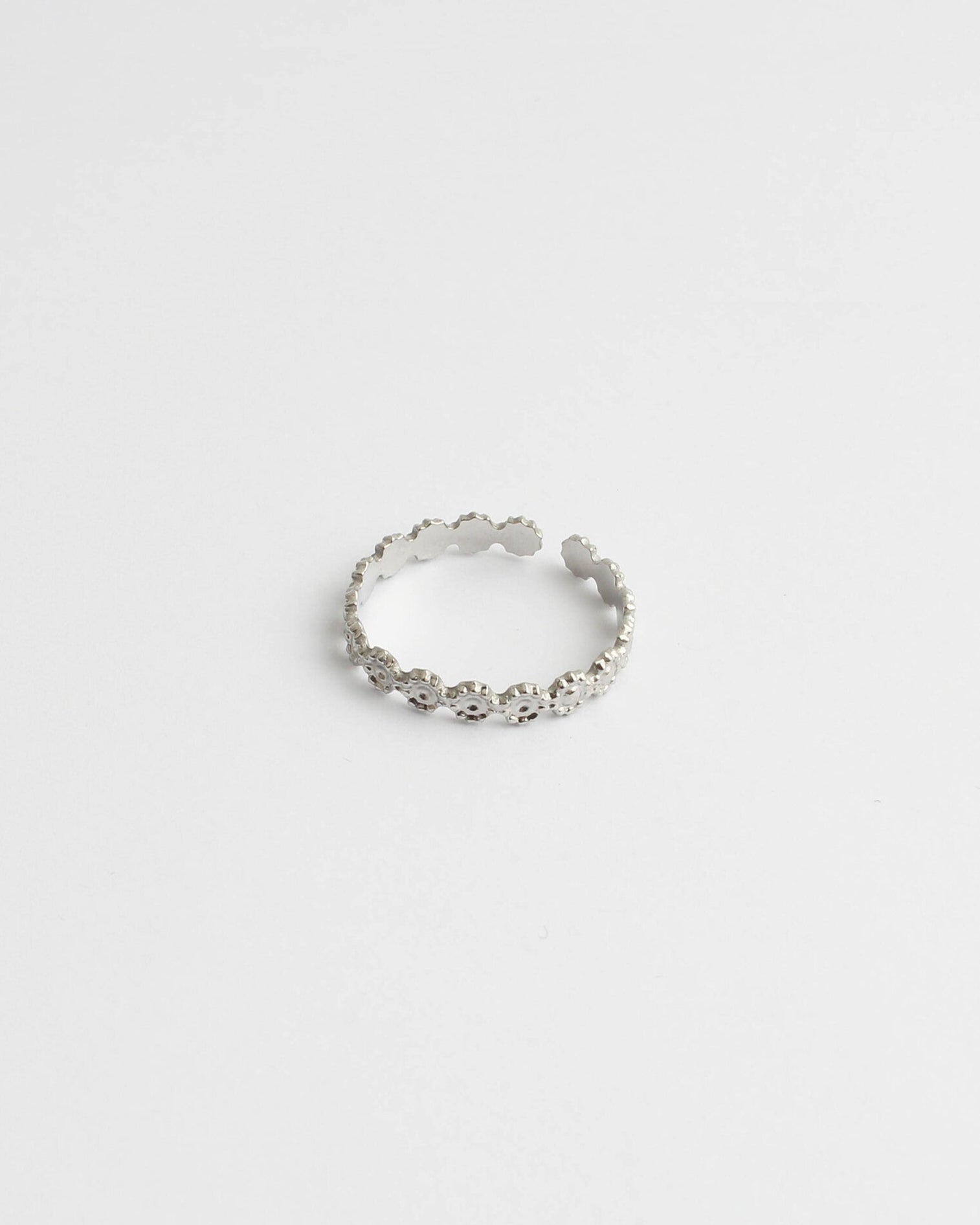 Little Flowers - Ring - Stainless Steel - Adjustable