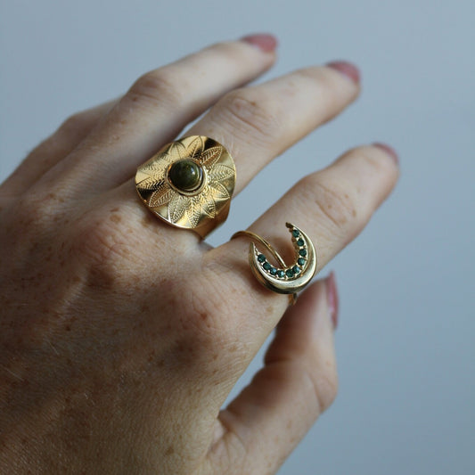 Once In A Moon - Ring - Stainless Steel